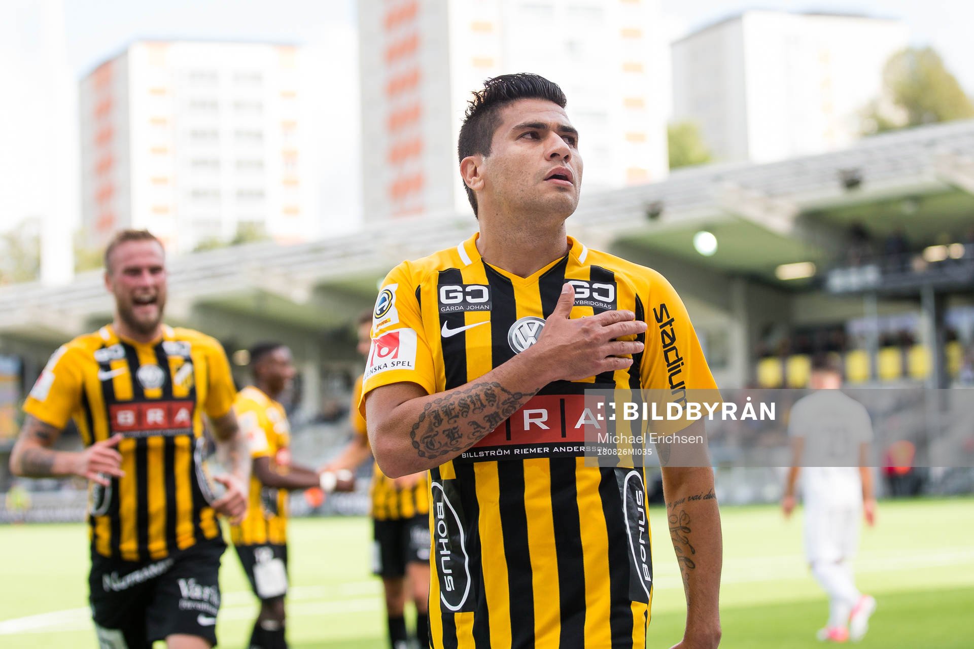 Häckens Paulinho jublar
