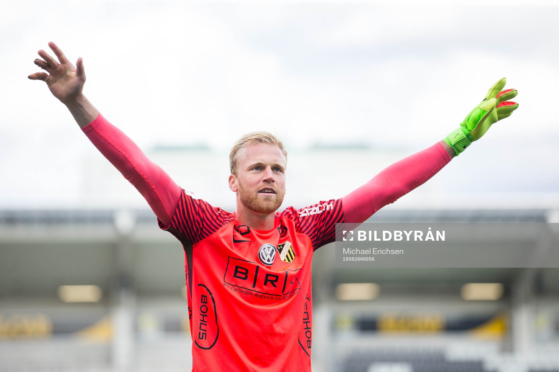 Häckens Rasmus Lindgren jublar