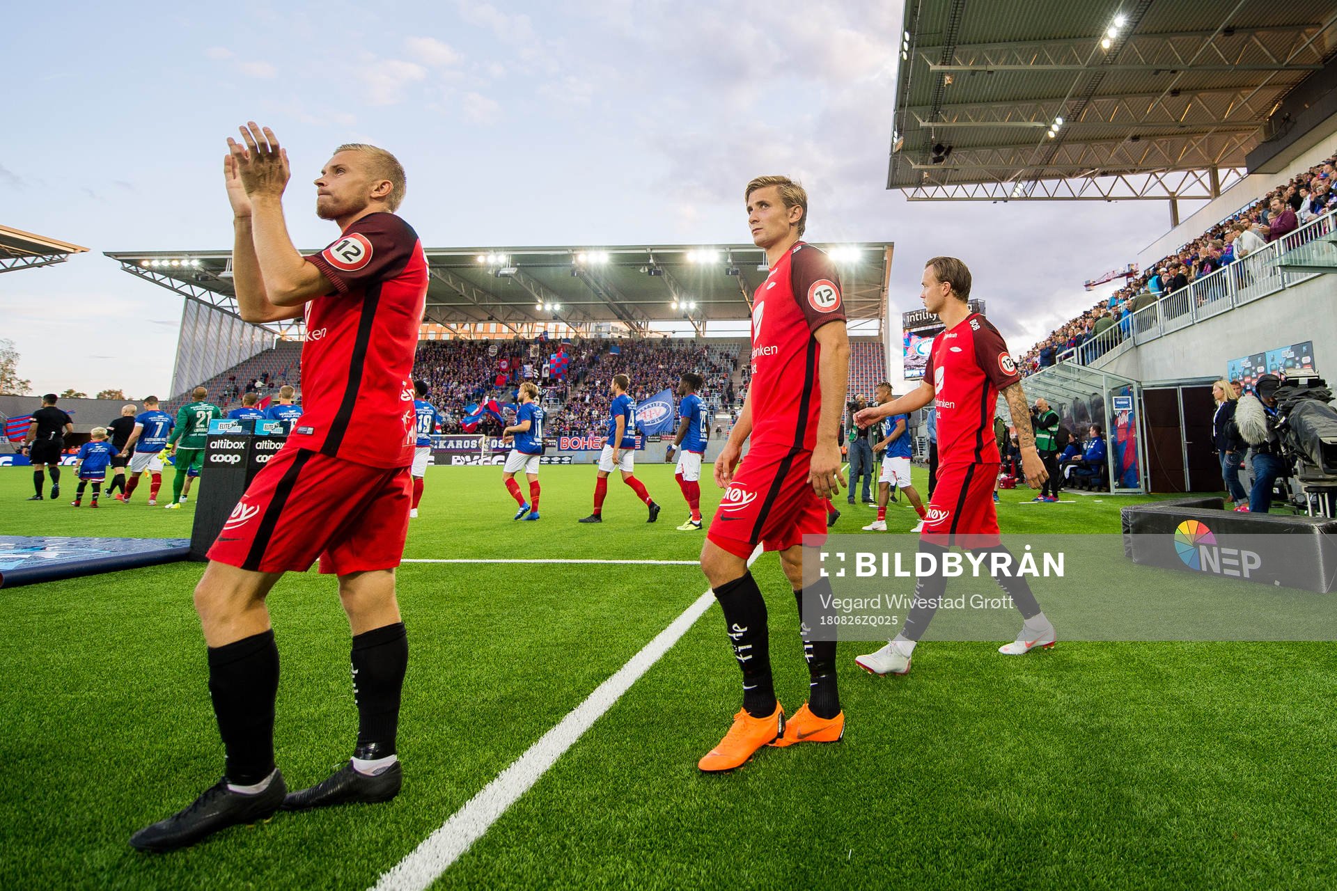 Taijo Teniste and Steffen Lie Skålevik of Brann