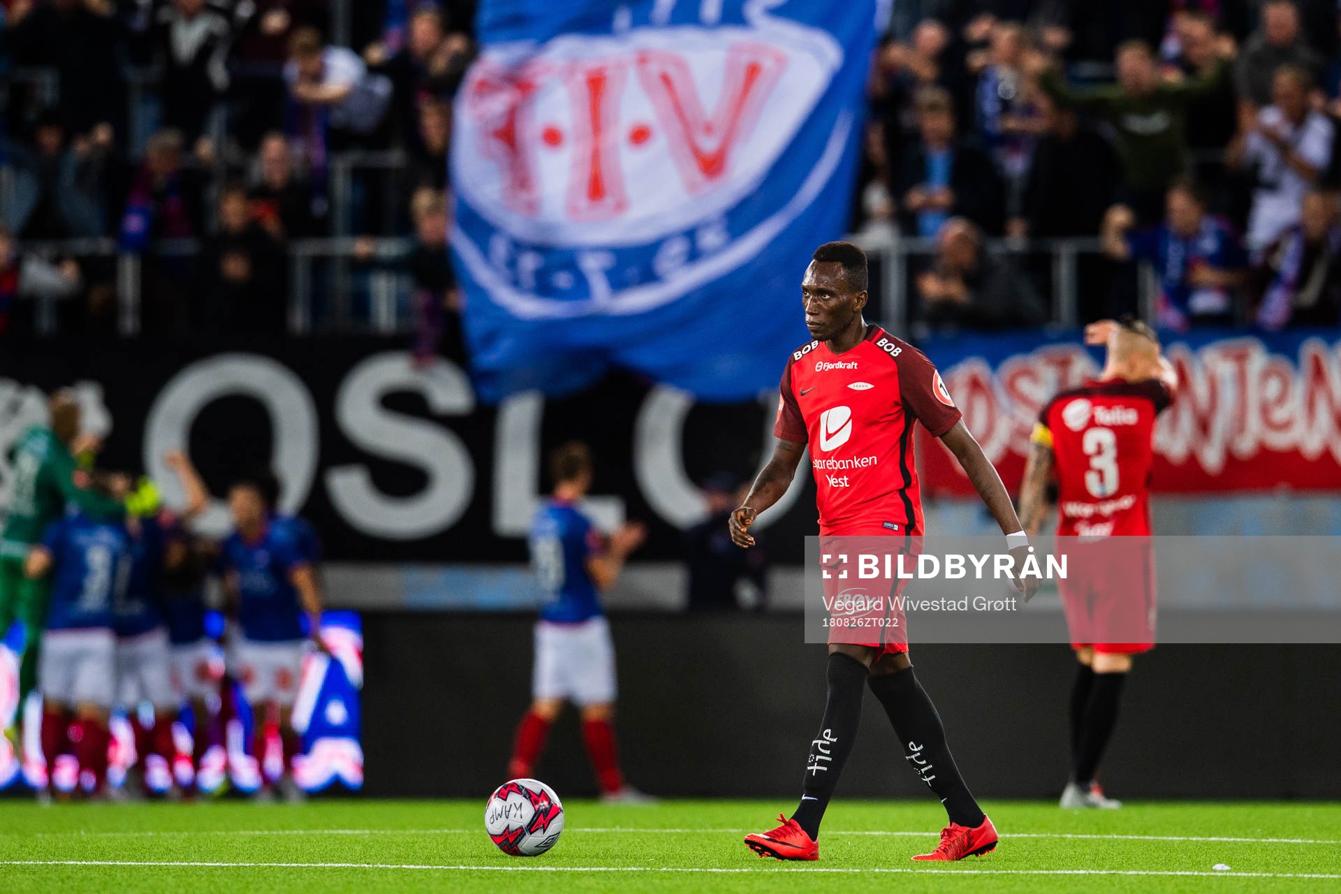 Daouda Bamba of Brann looks dejected