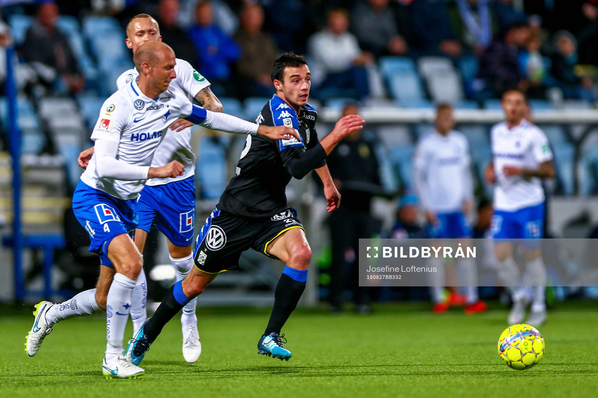 Norrköpings Andreas Johansson och IFK Göteborgs Giorgi
