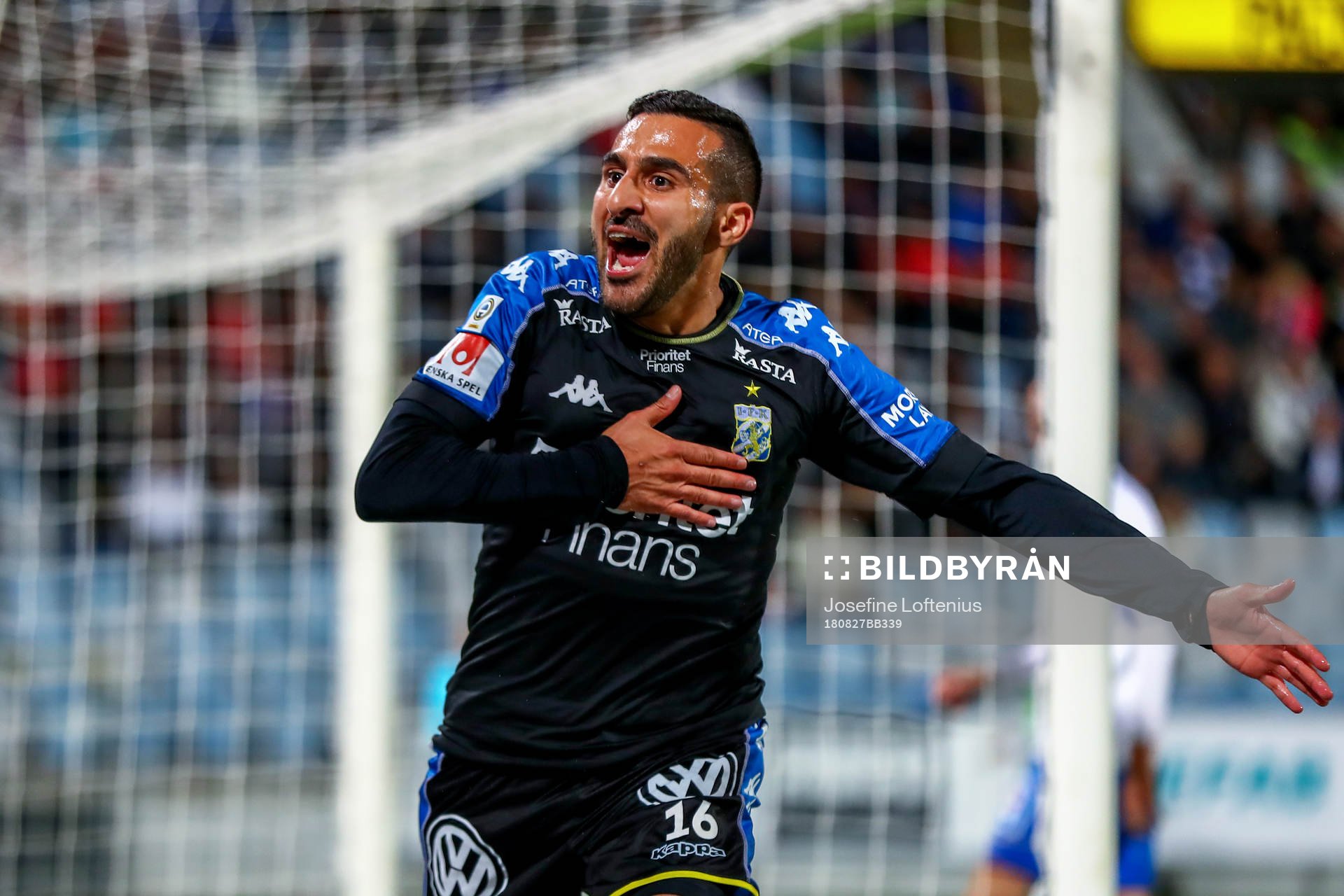 IFK Göteborgs Sargon Abraham jublar