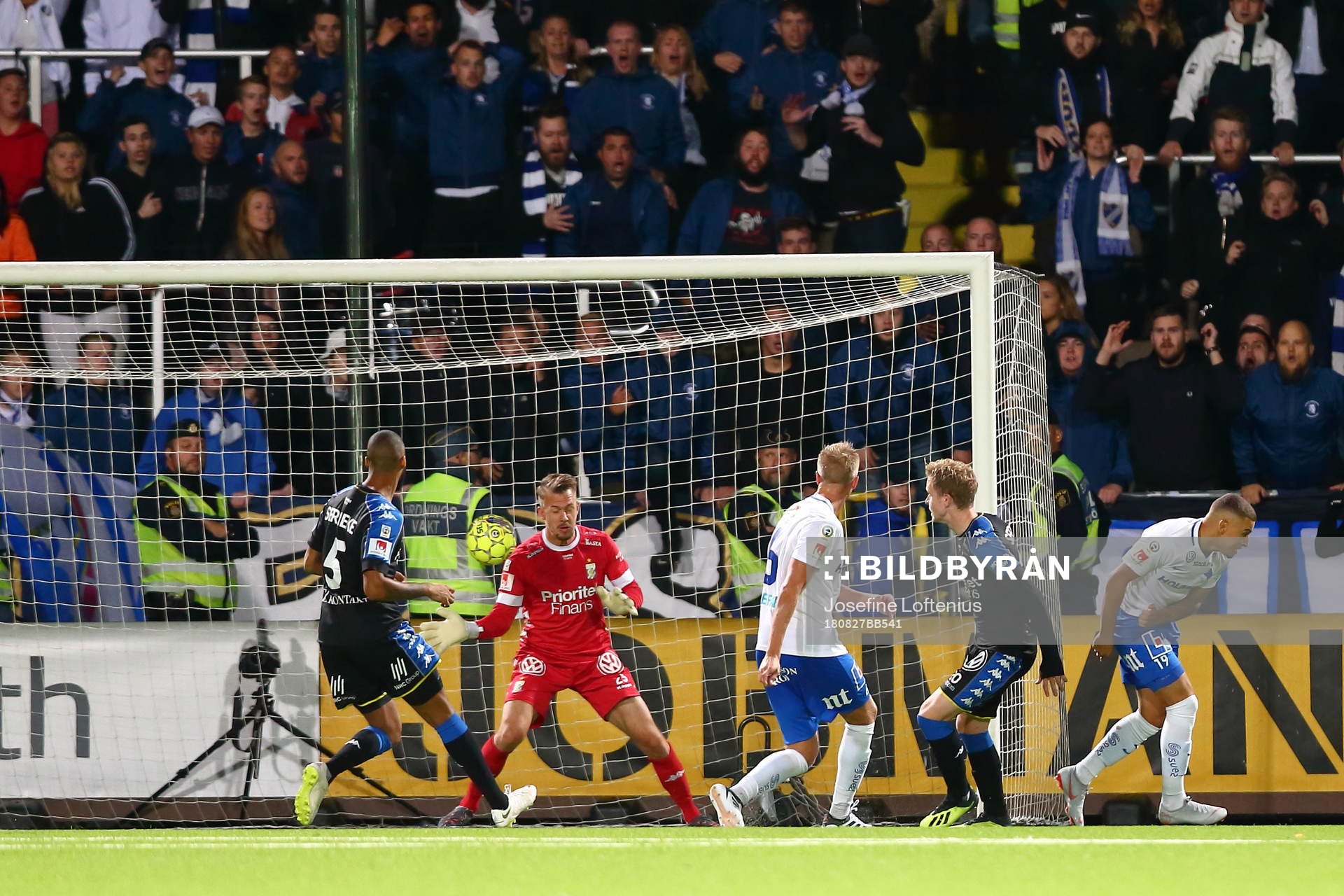 Norrköpings Kasper Larsen gör 2-1-målet