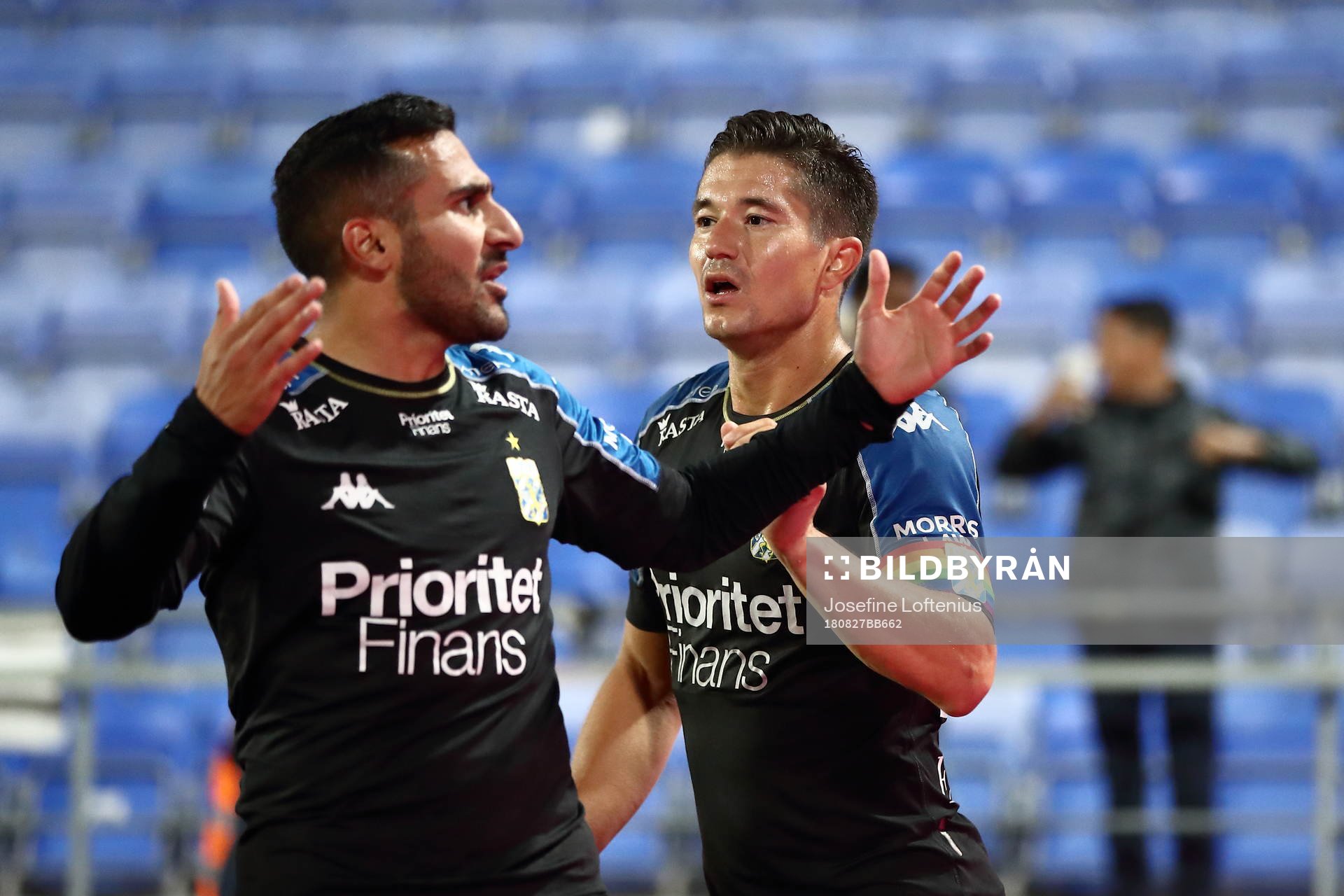 IFK Göteborgs Sargon Abraham och David Boo Wiklander