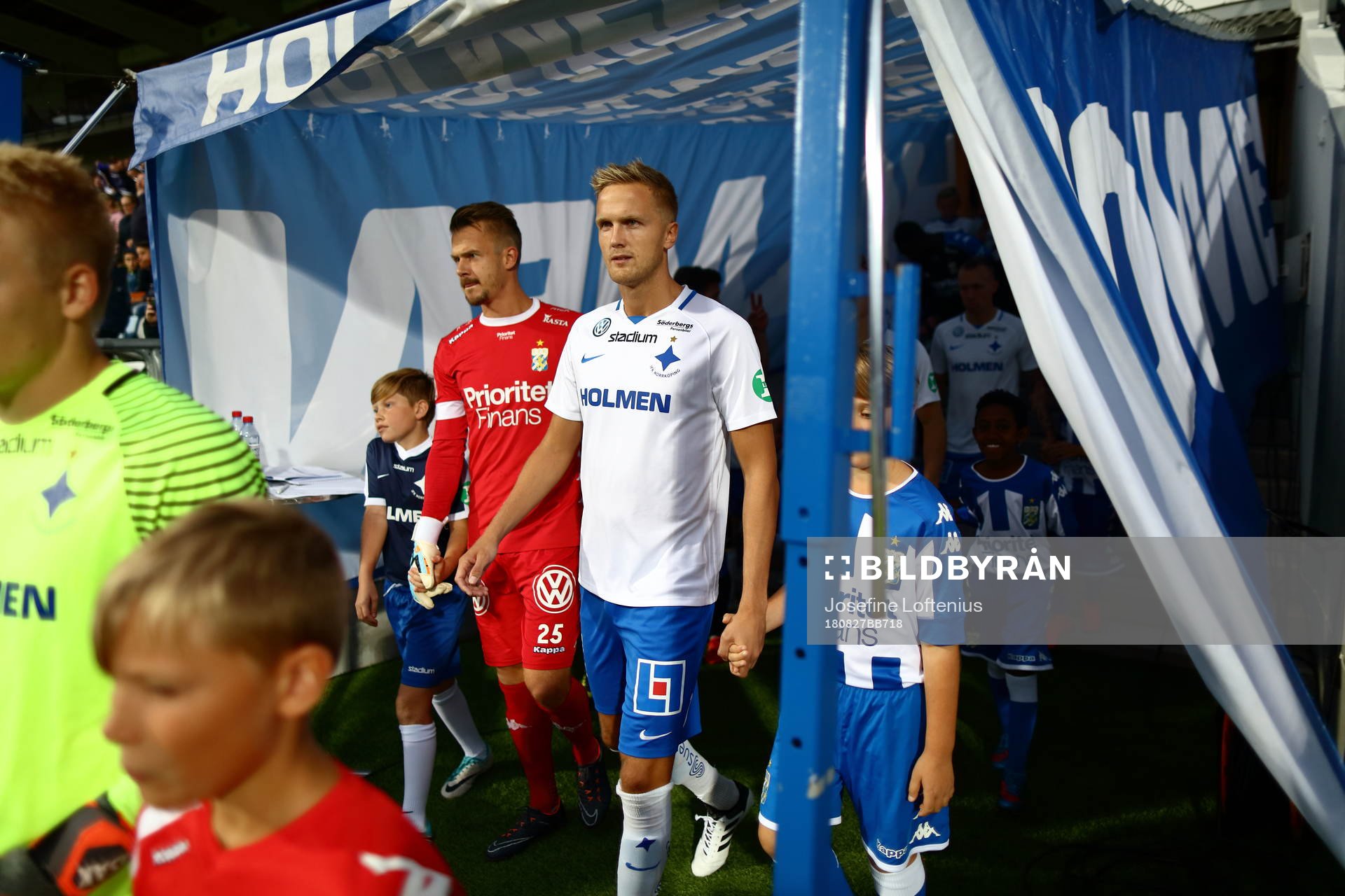 Norrköpings Kasper Larsen och IFK Göteborgs målvakt Erik