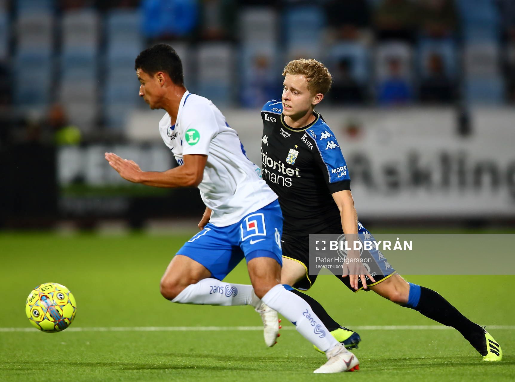 Norrköpings Ian Smith och IFK Göteborgs Sebastian Ohlsson