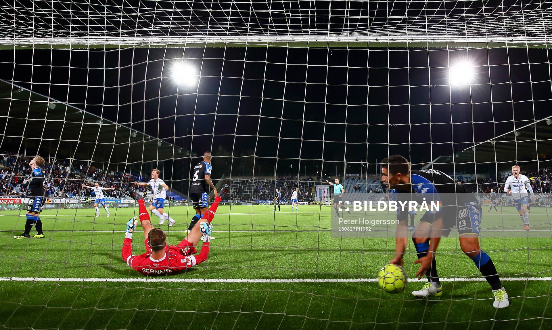 Mål 2-1 av Norrköpings Kasper Larsen