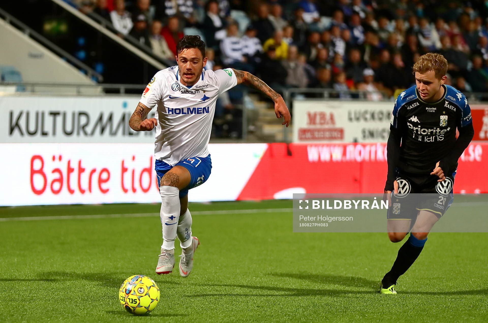 Norrköpings David Moberg Karlsson  och IFK Göteborgs