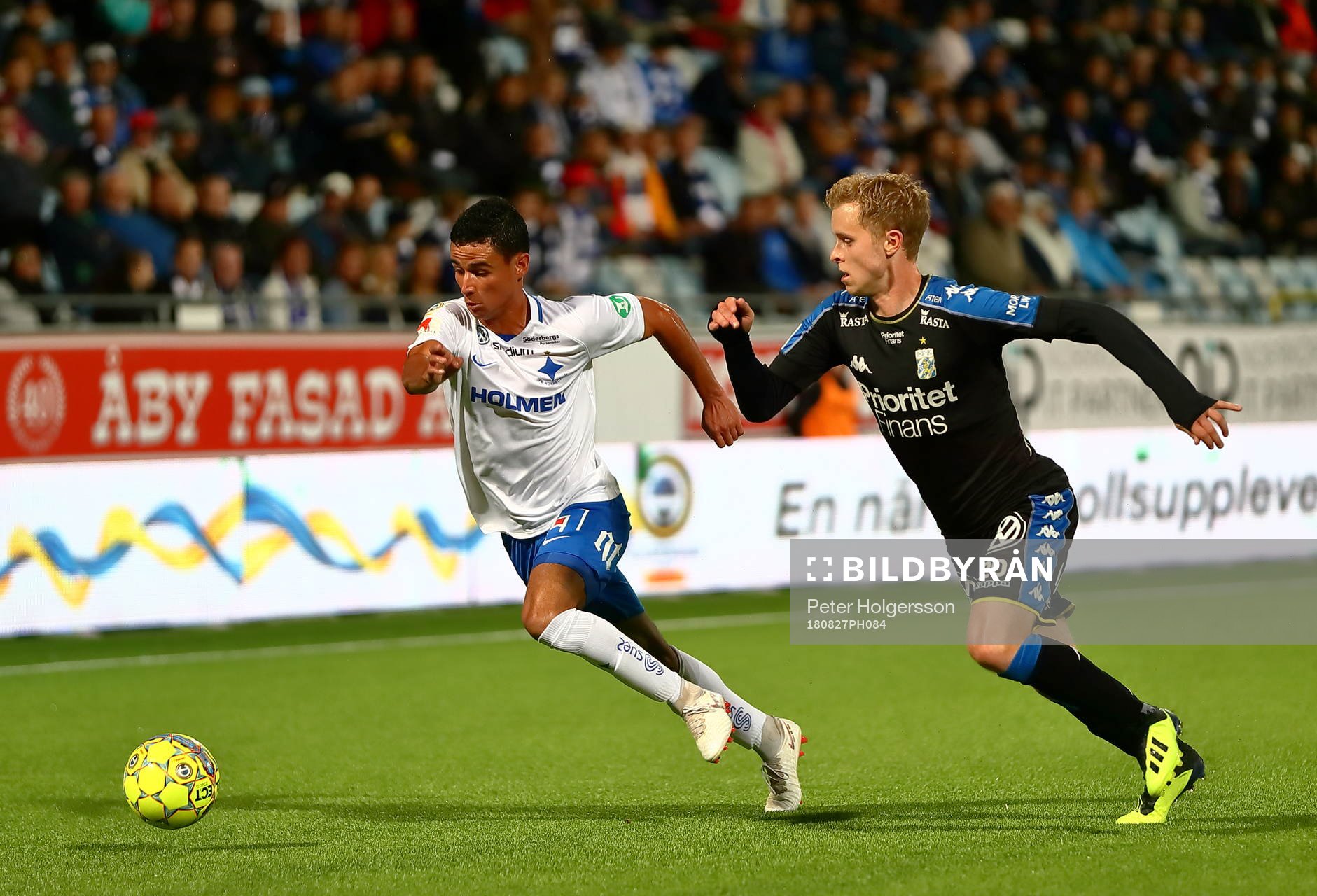 Norrköpings Ian Smith och IFK Göteborgs Victor Wernersson