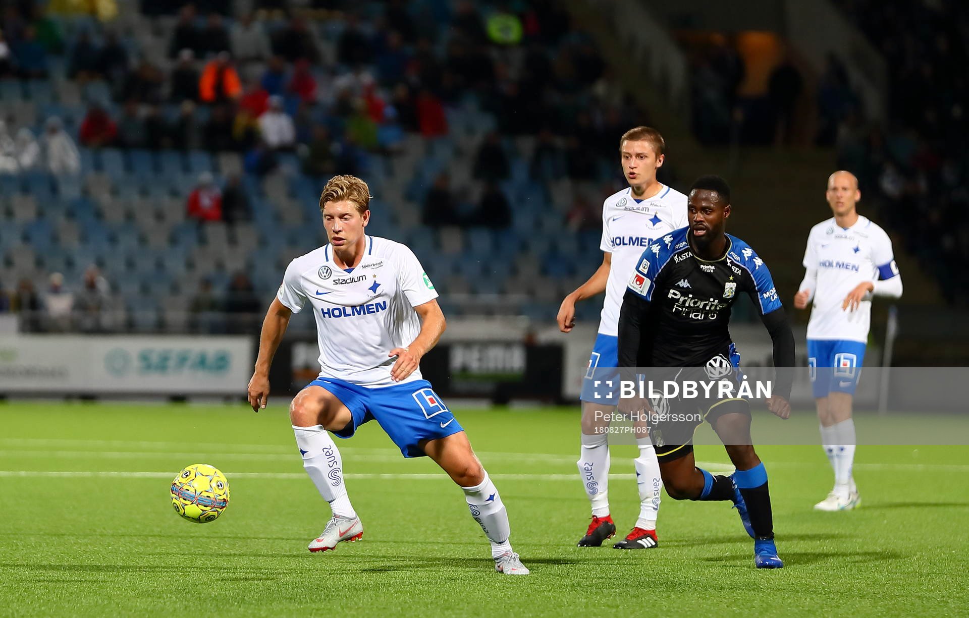 Norrköpings Alexander Fransson  och IFK Göteborgs Vajebah