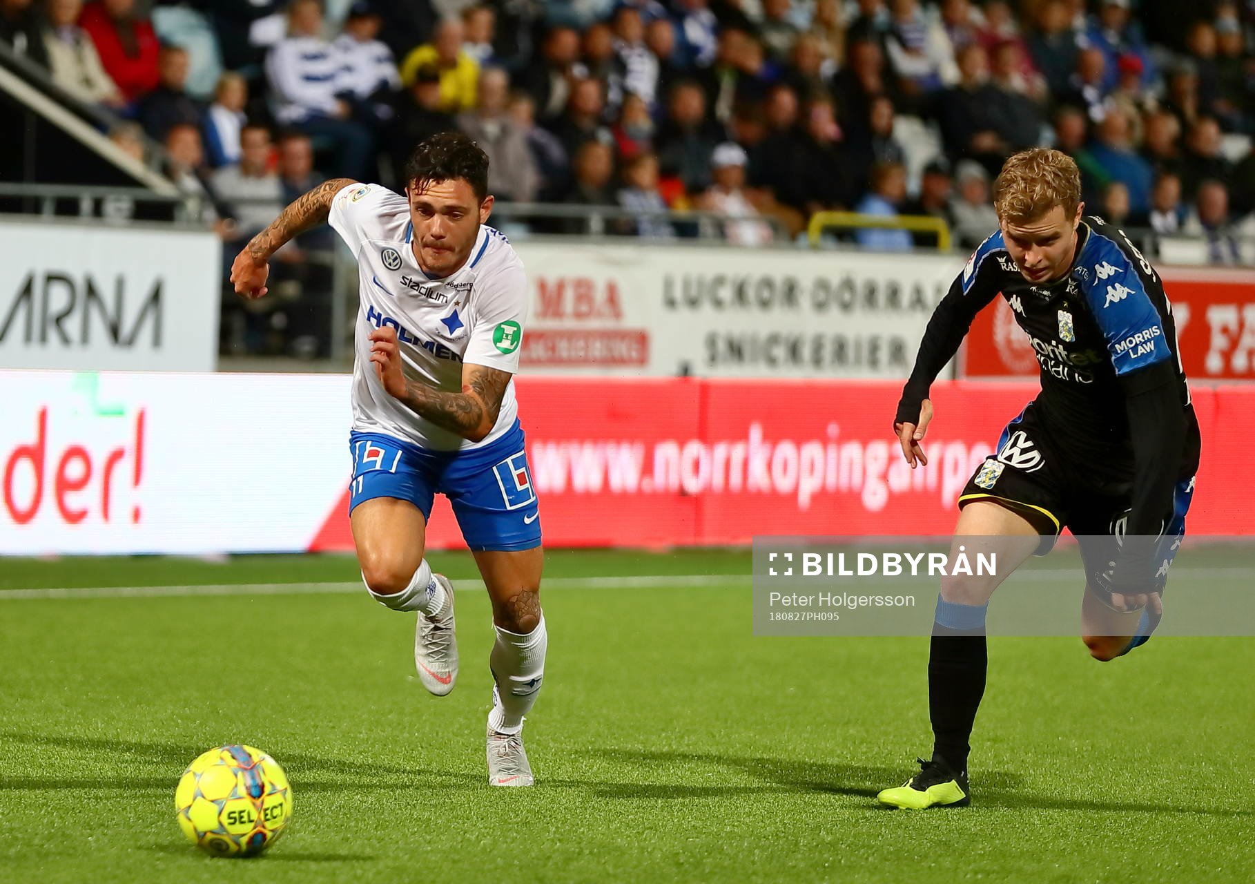 Norrköpings David Moberg Karlsson  och IFK Göteborgs