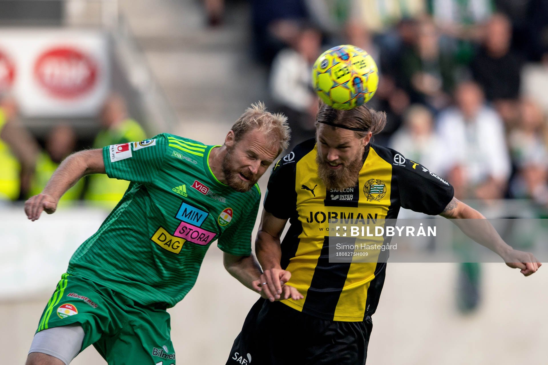 Dalkurds Markus Thorbjörnsson och Hammarbys Björn Paulsen