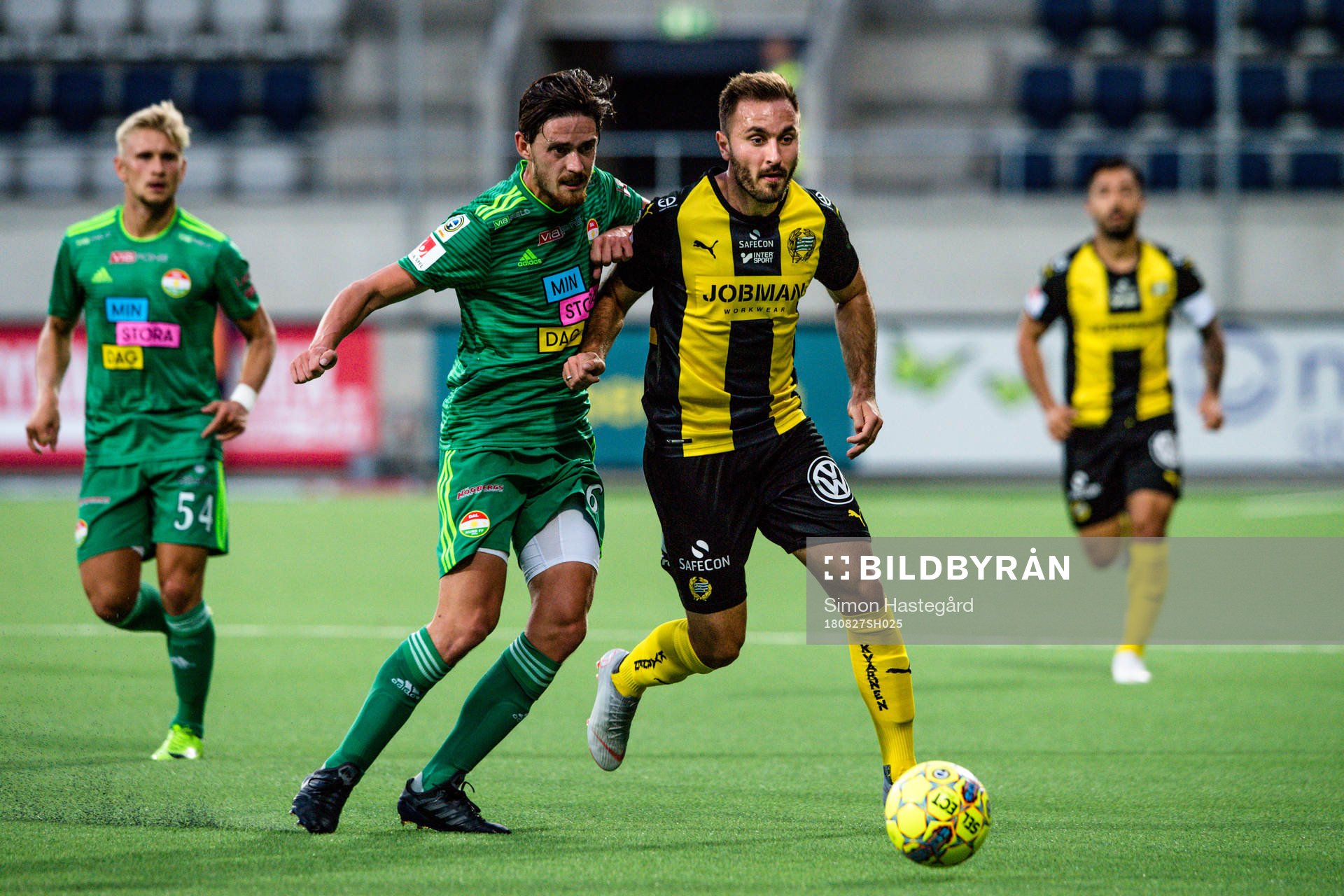 Dalkurds Robin Tranberg och Hammarbys Muamer Tankovic