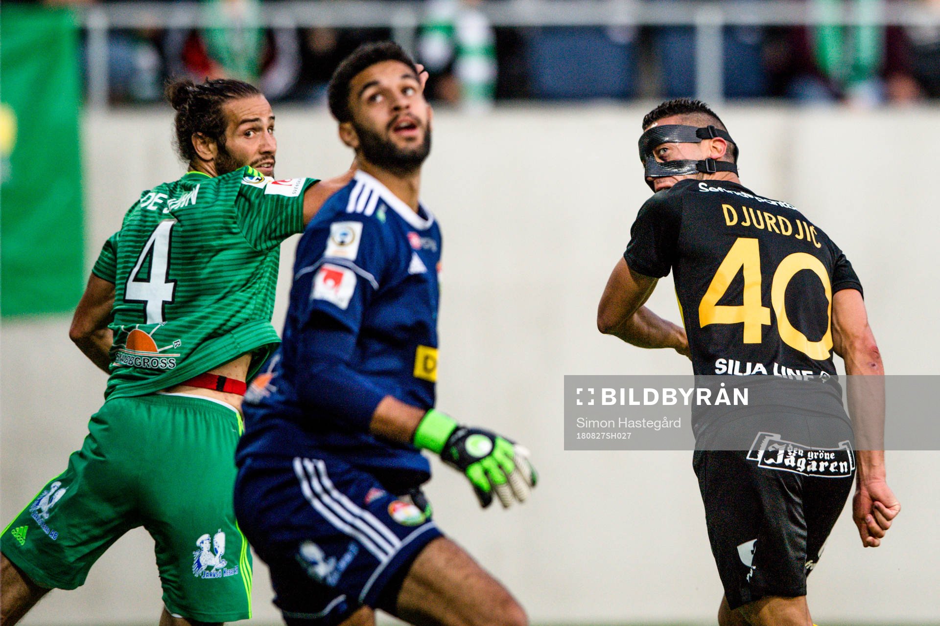 Hammarbys Nikola Djurdjic gör 1-2 bakom Dalkurds målvakt
