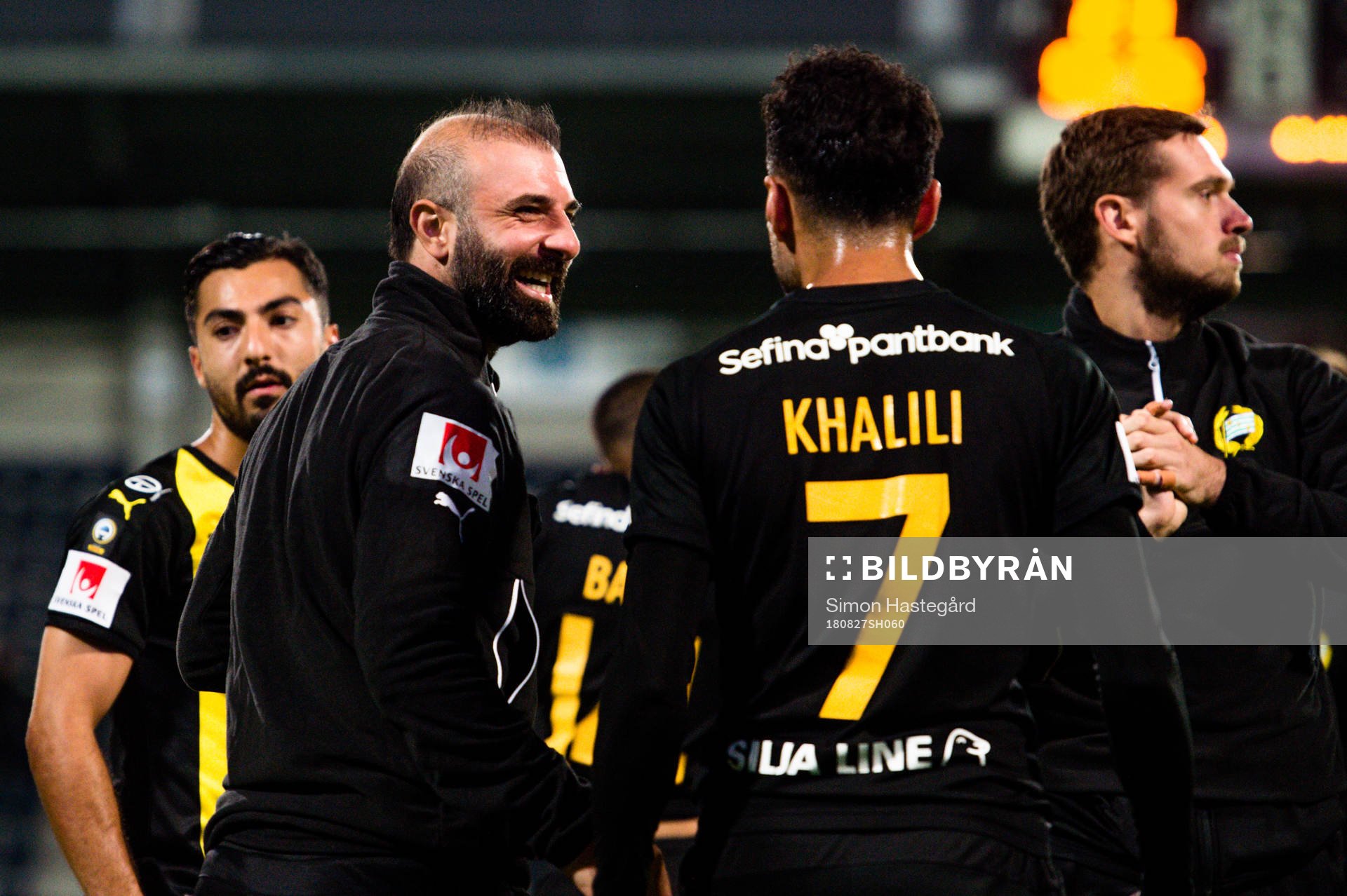 Hammarbys Kennedy Bakircioglu jublar