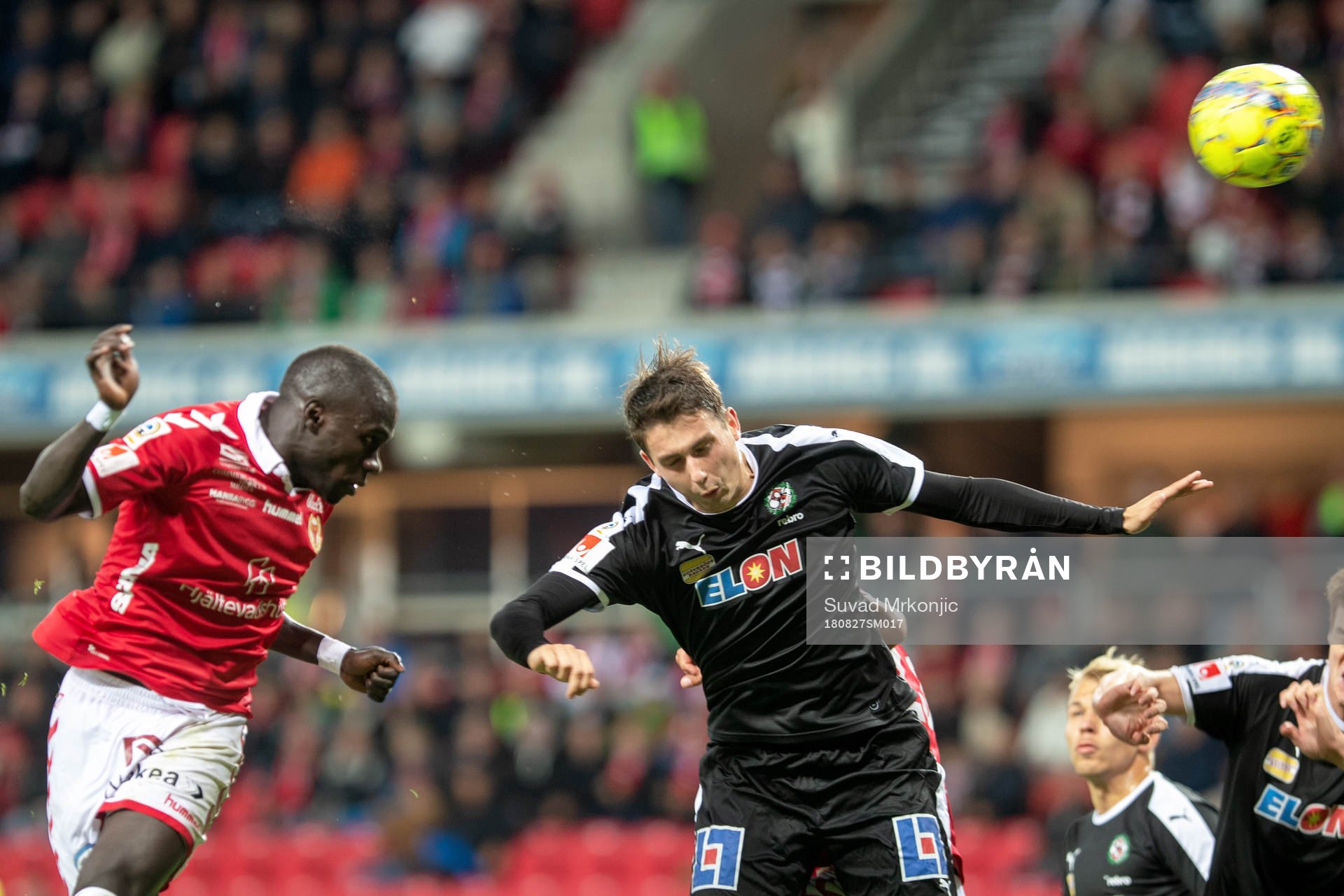 Kalmars Papa Alioune Diouf och Örebros Viktor Tranberg