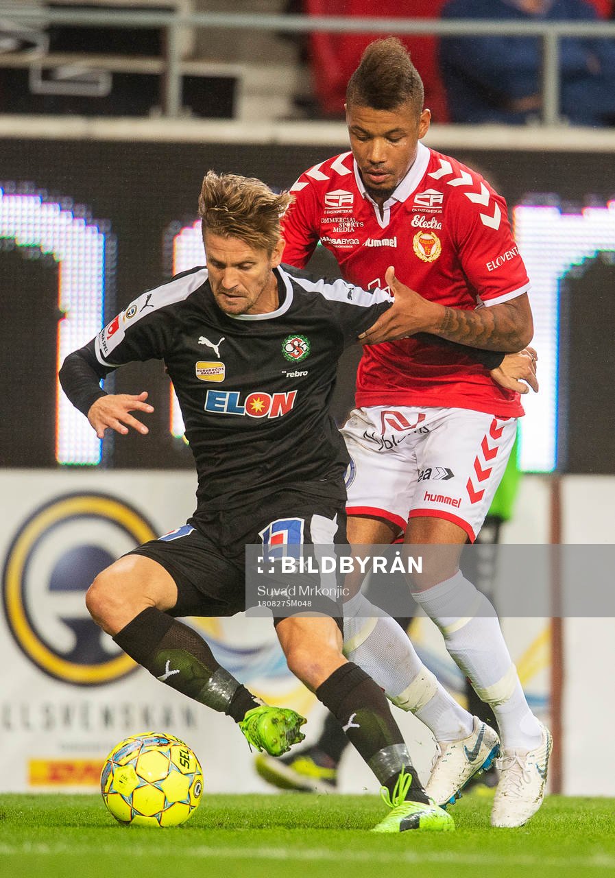 Kalmars Mikael Dyrestam och Örebros Martin Lorentzson