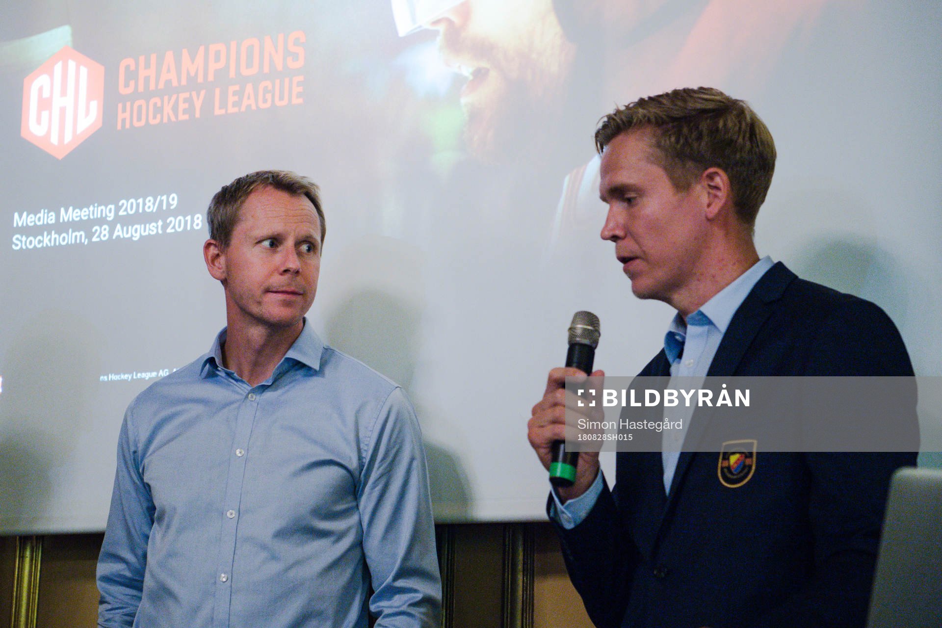 Djurgårdens tränare Robert Ohlsson och Andreas Engqvist