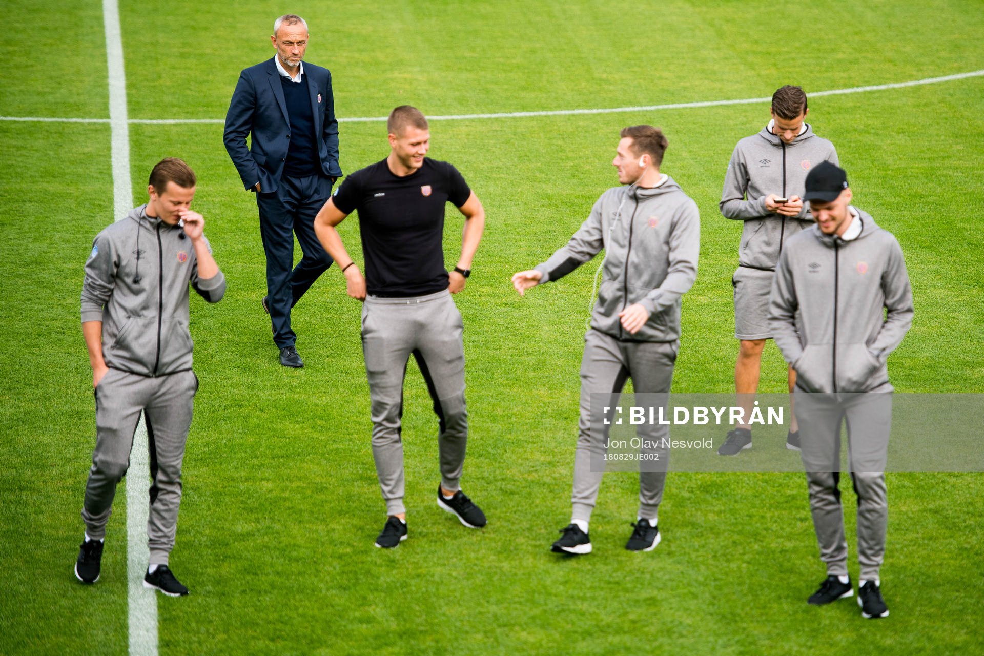 Lars Bohinen, head coach of Aalesund, and the Aalesund