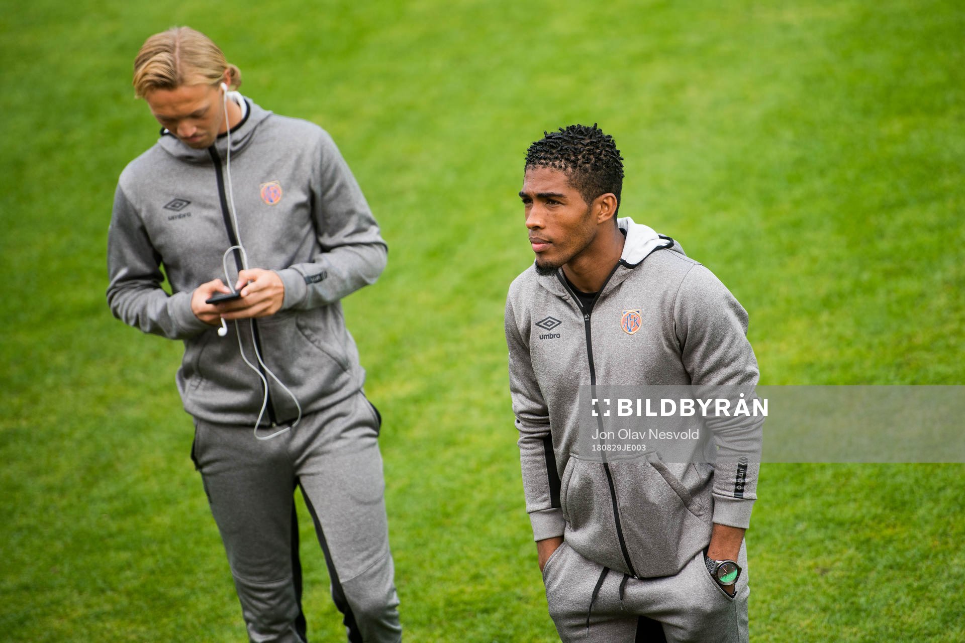 Jørgen Hatlehol and Erikson Spinola Lima of Aalesund