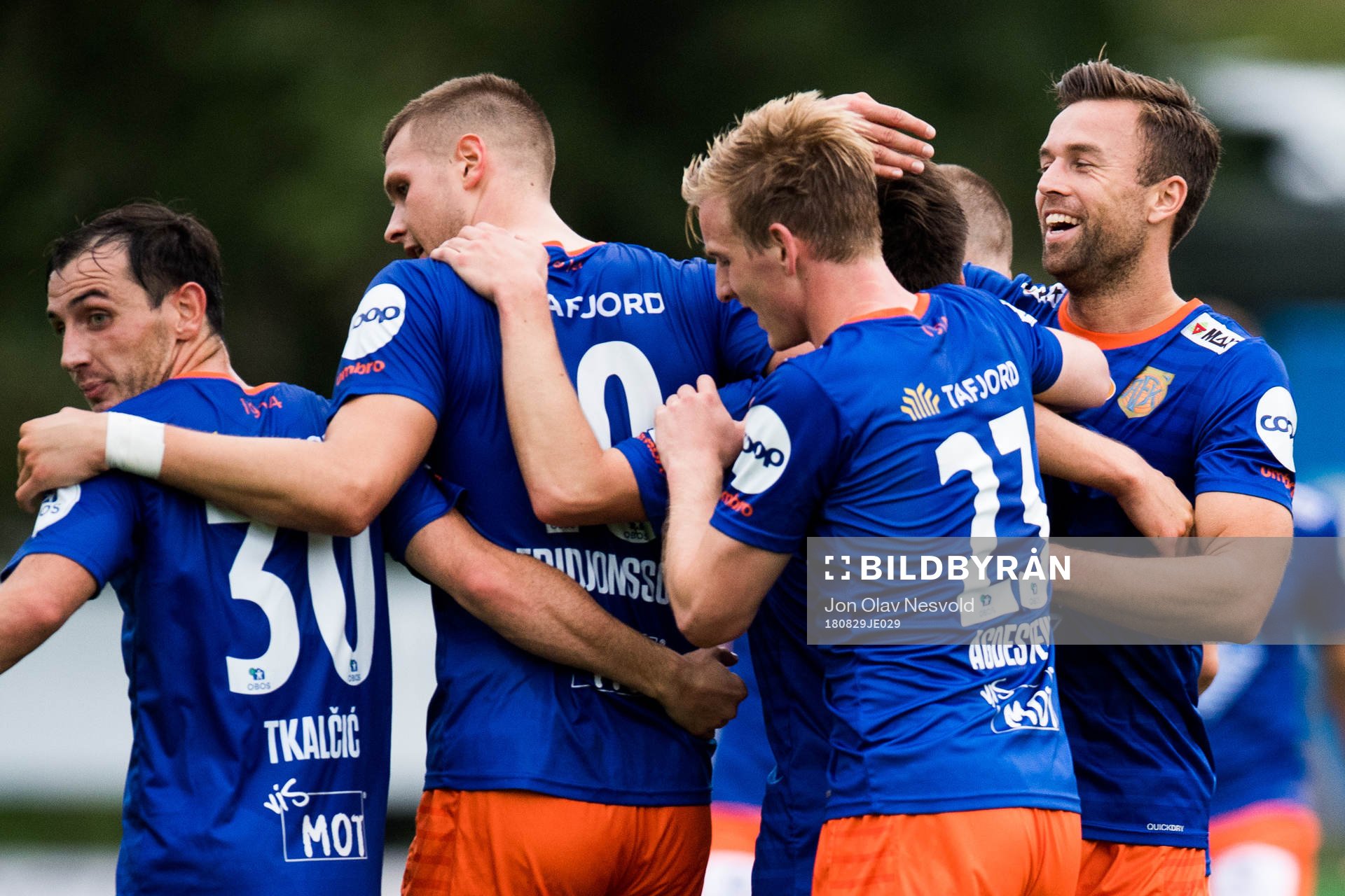 Kaj Ramsteijn of Aalesund celebrates the 0-3 goal