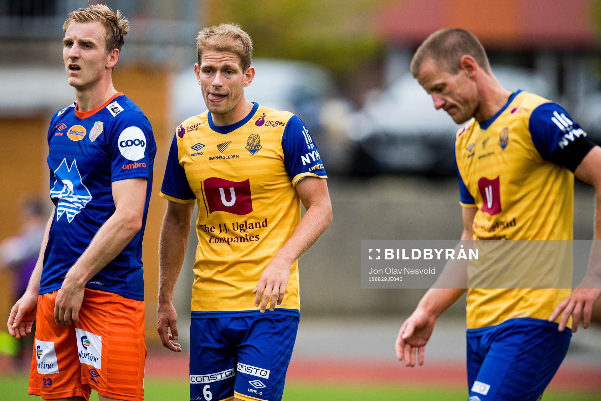 Torbjørn Agdestein of Aalesund and Mathias Wichmann of Jerv