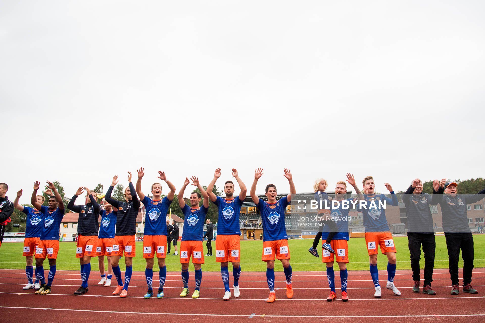 The players of Aalesund celebrate