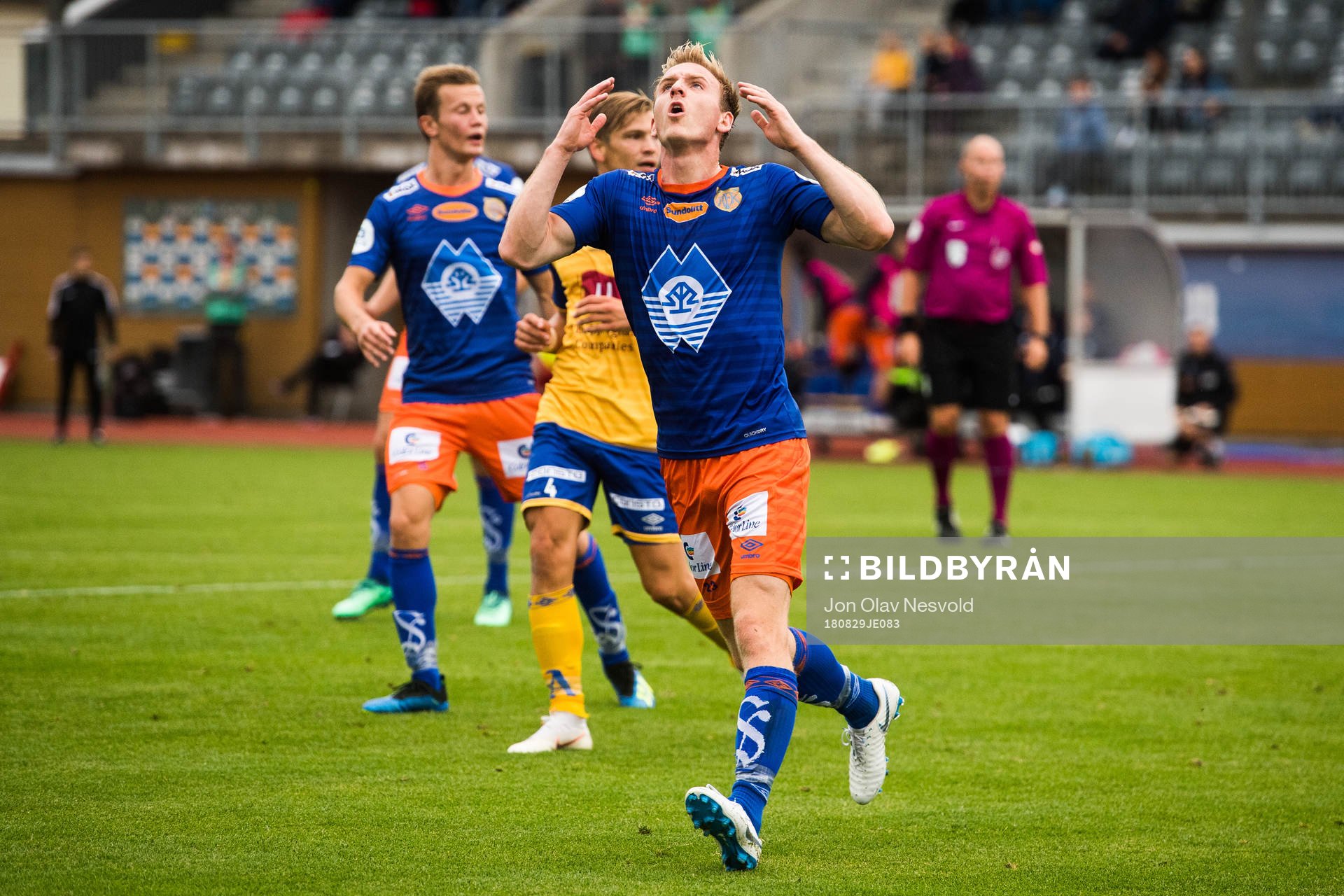 Torbjørn Agdestein of Aalesund reacts