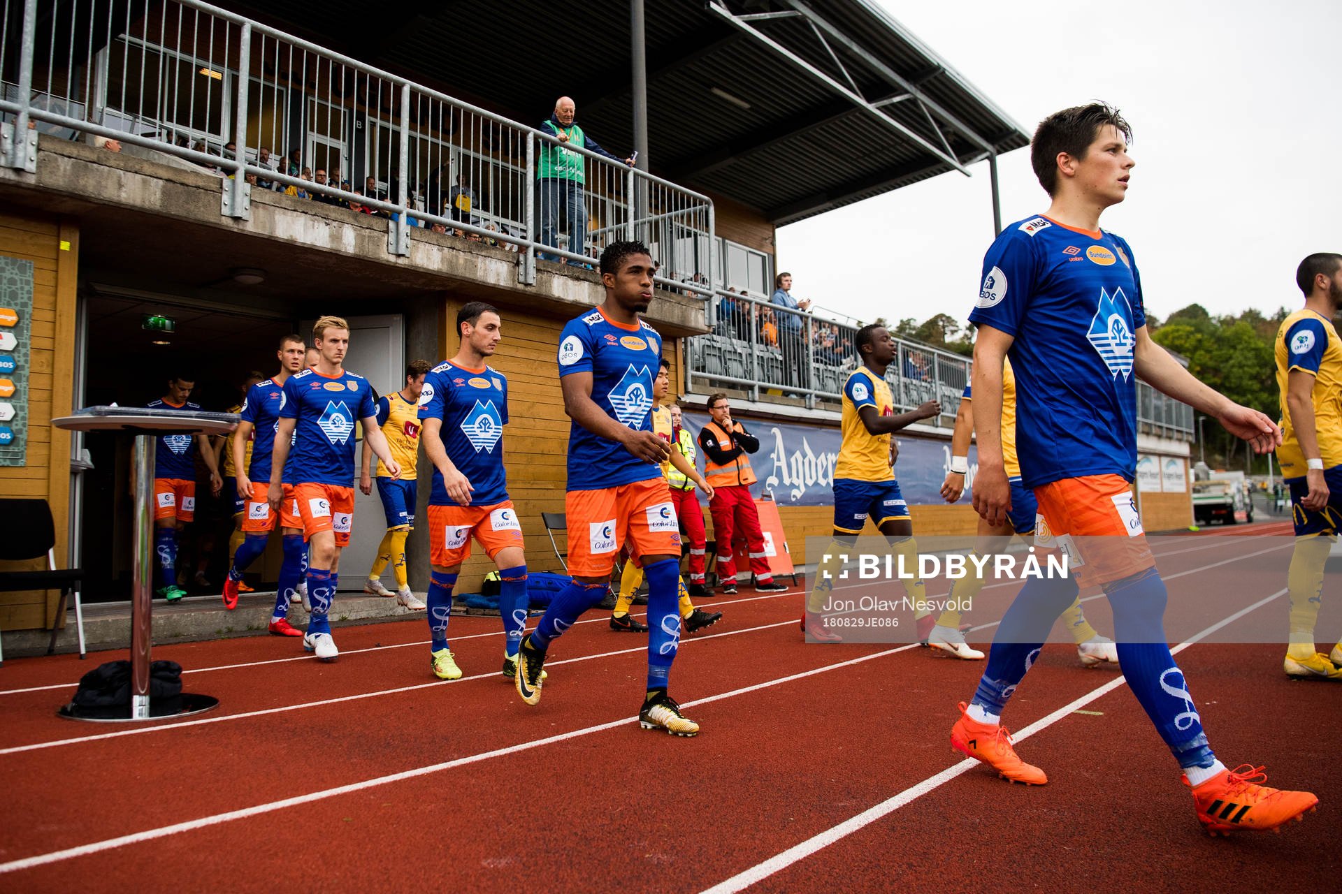 Erikson Spinola Lima and Sondre Fet of Aalesund enter the