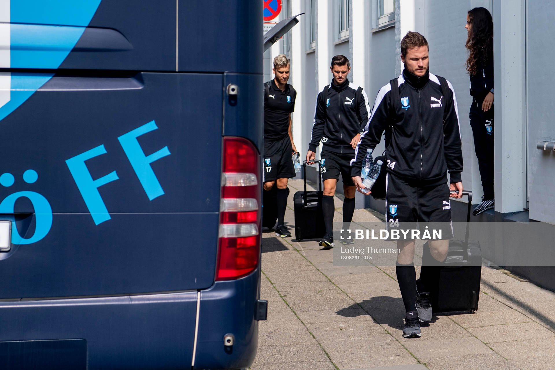 Rasmus Bengtsson, Marcus Antonsson and Lasse Nielsen of