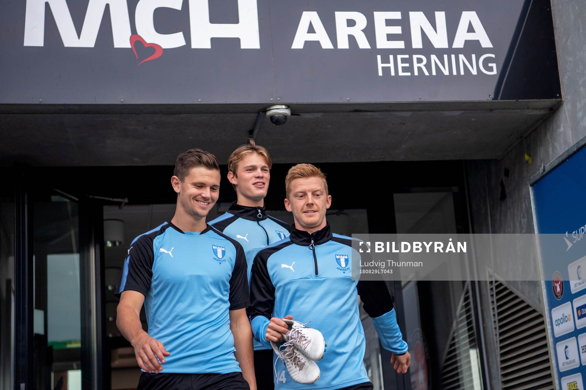 Marcus Antonsson, Hugo Andersson and  Anders Christiansen