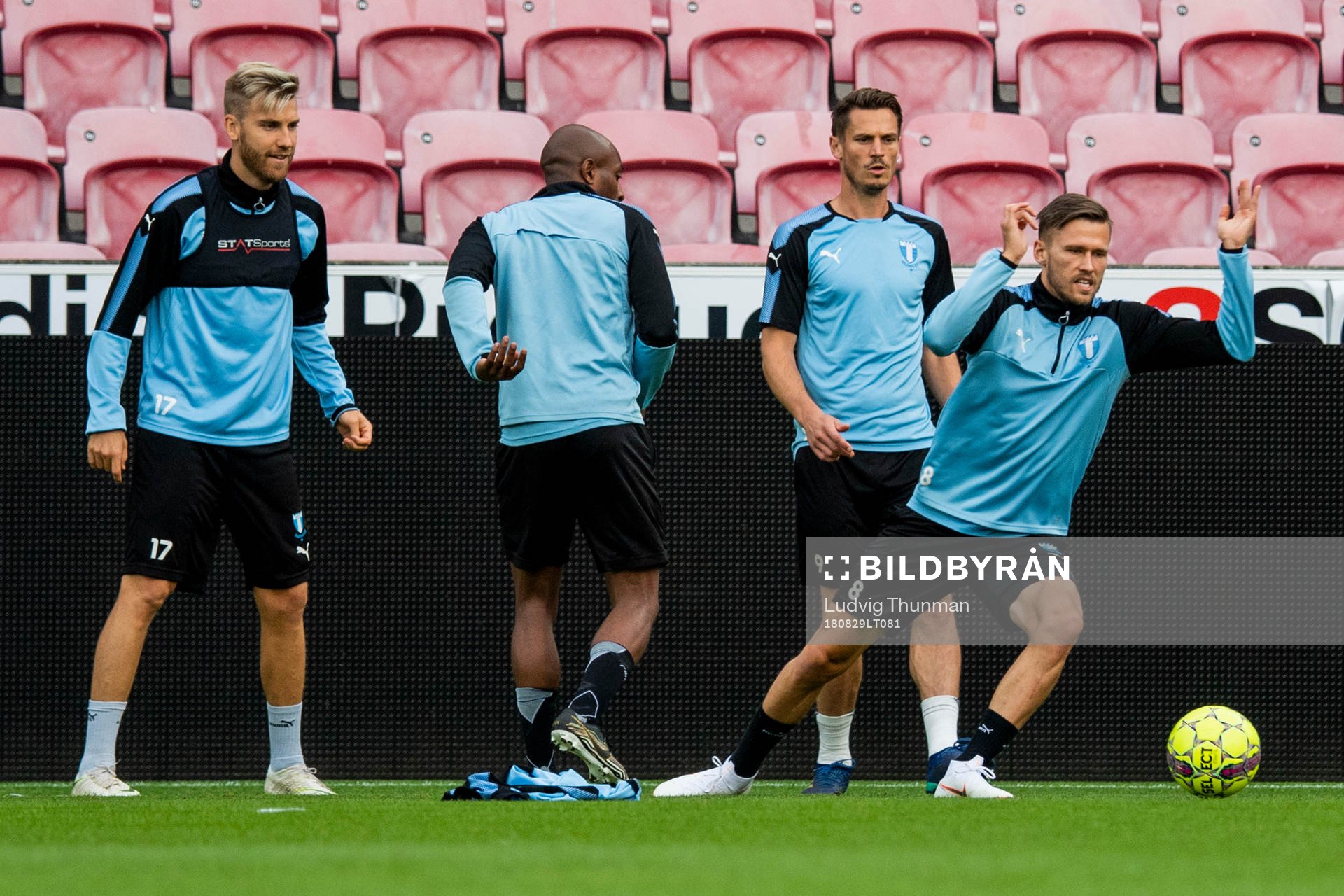 Rasmus Bengtsson, Fouad Bachirou, Markus Rosenberg and