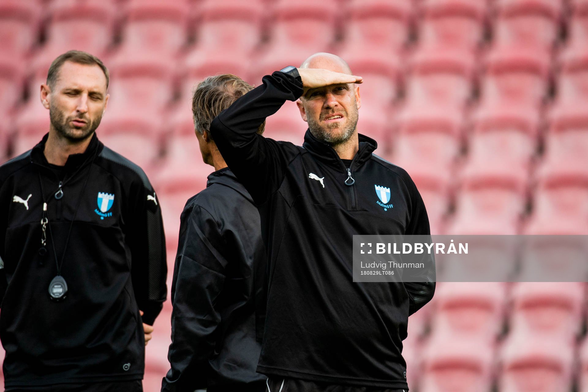 Assistant coach Olof Persson of Malmö FF
