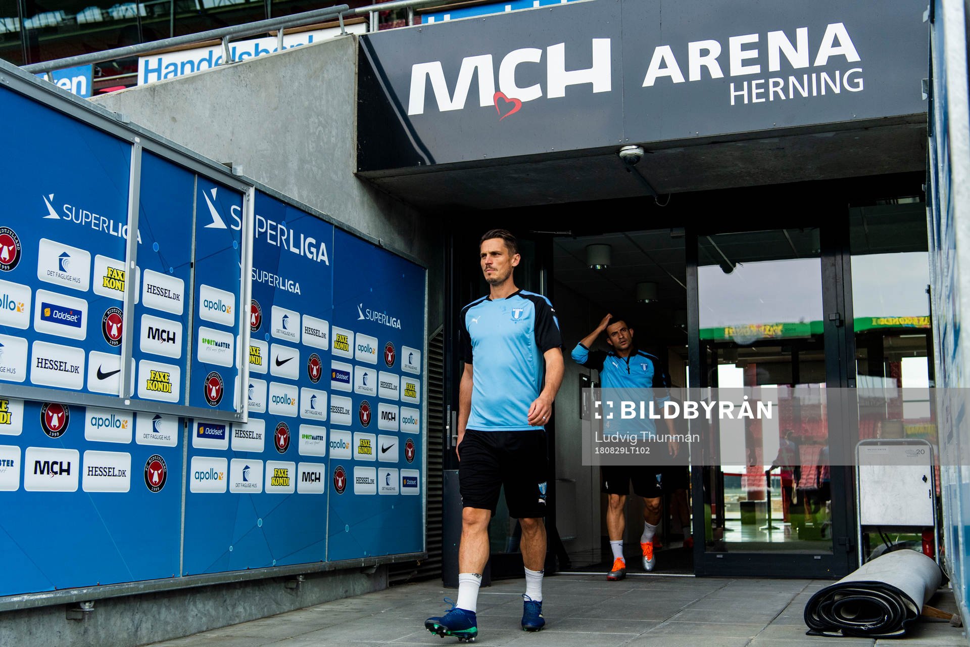 Markus Rosenberg and Behrang Safari of Malmö FF