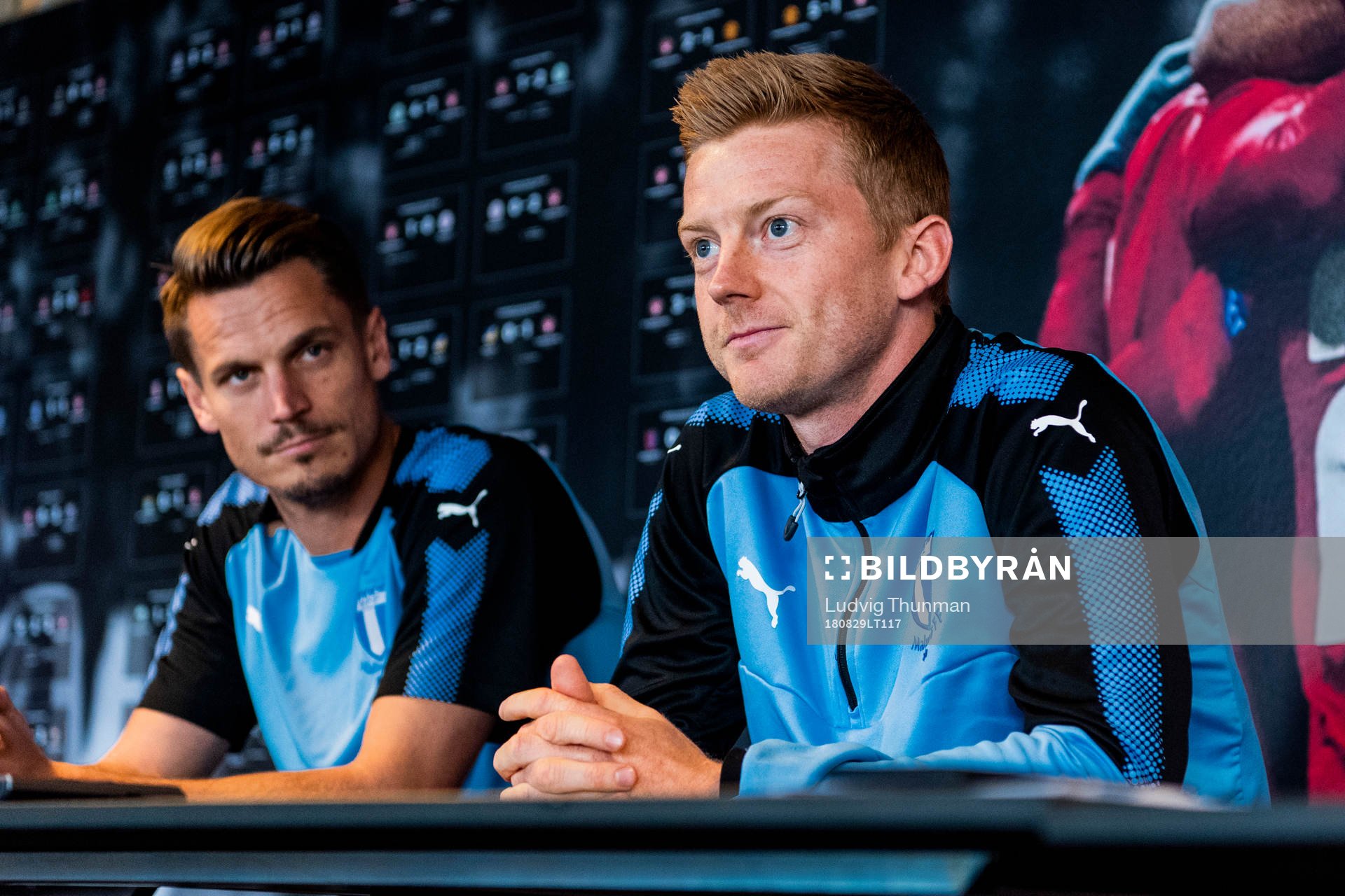 Markus Rosenberg and Anders Christiansen of Malmö FF