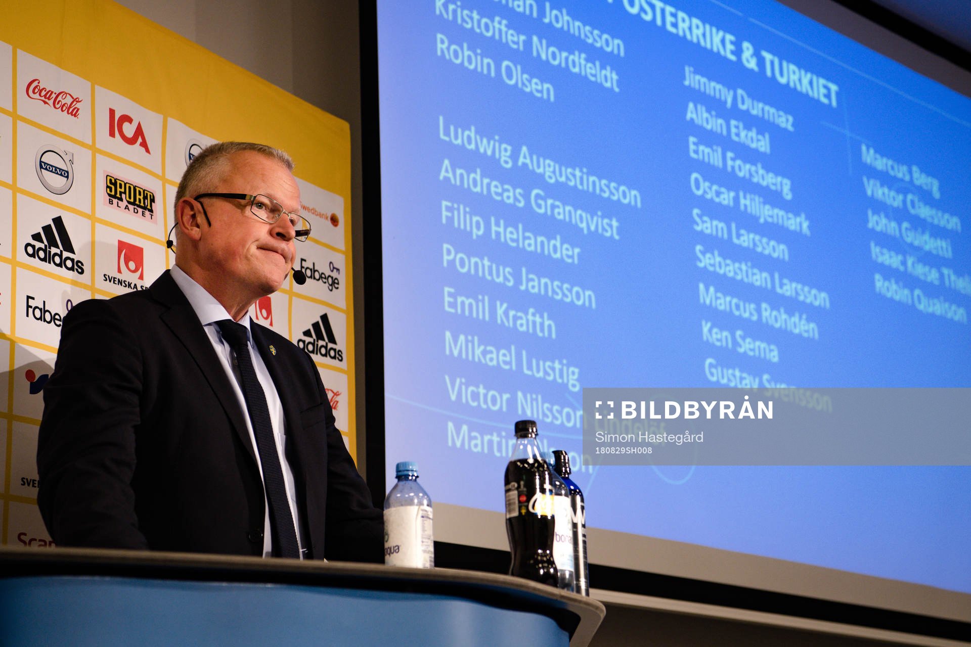 Sveriges förbundskapten Janne Andersson