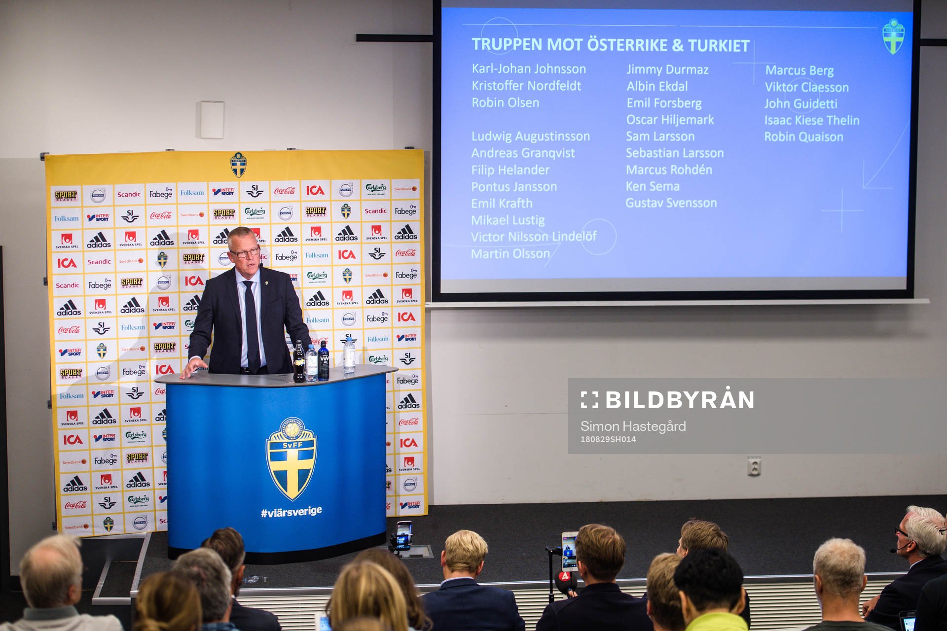 Sveriges förbundskapten Janne Andersson