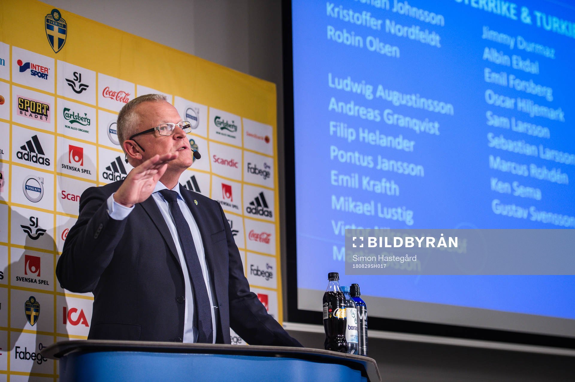 Sveriges förbundskapten Janne Andersson