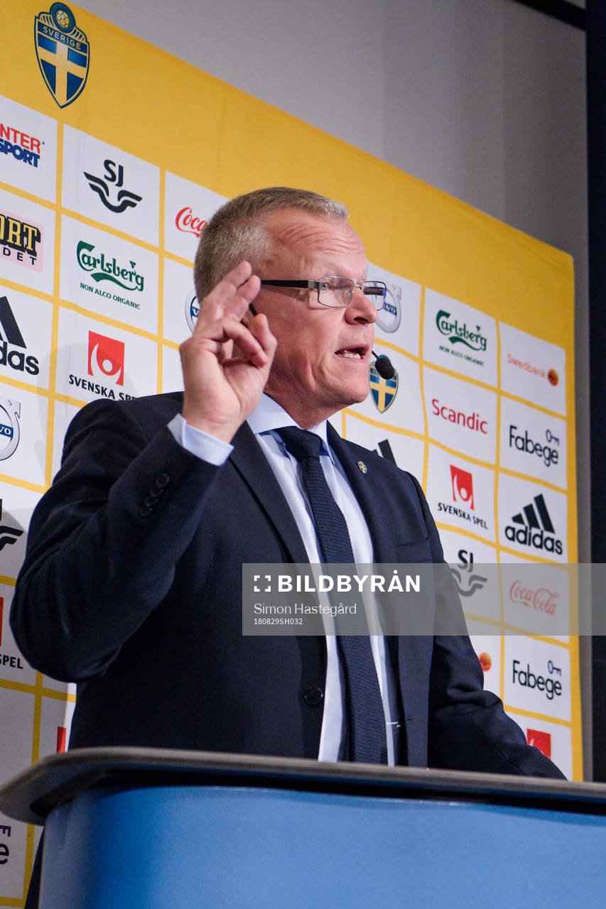 Sveriges förbundskapten Janne Andersson