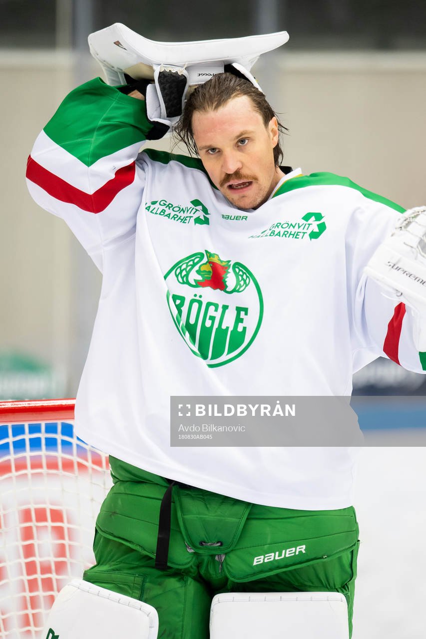 Rögles målvakt Justin Pogge
