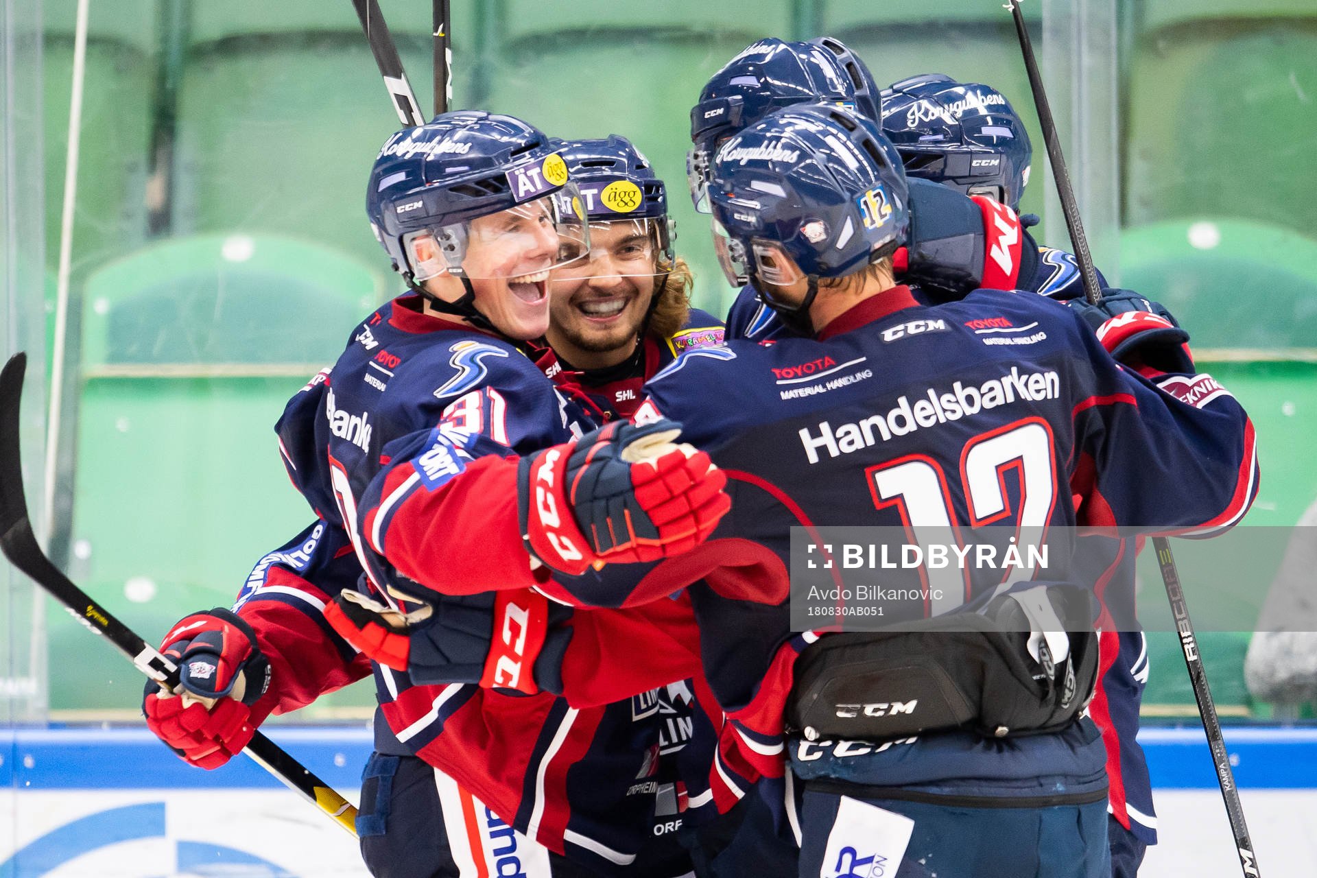 Linköping Olle Lycksell och Adam Brodecki jublar
