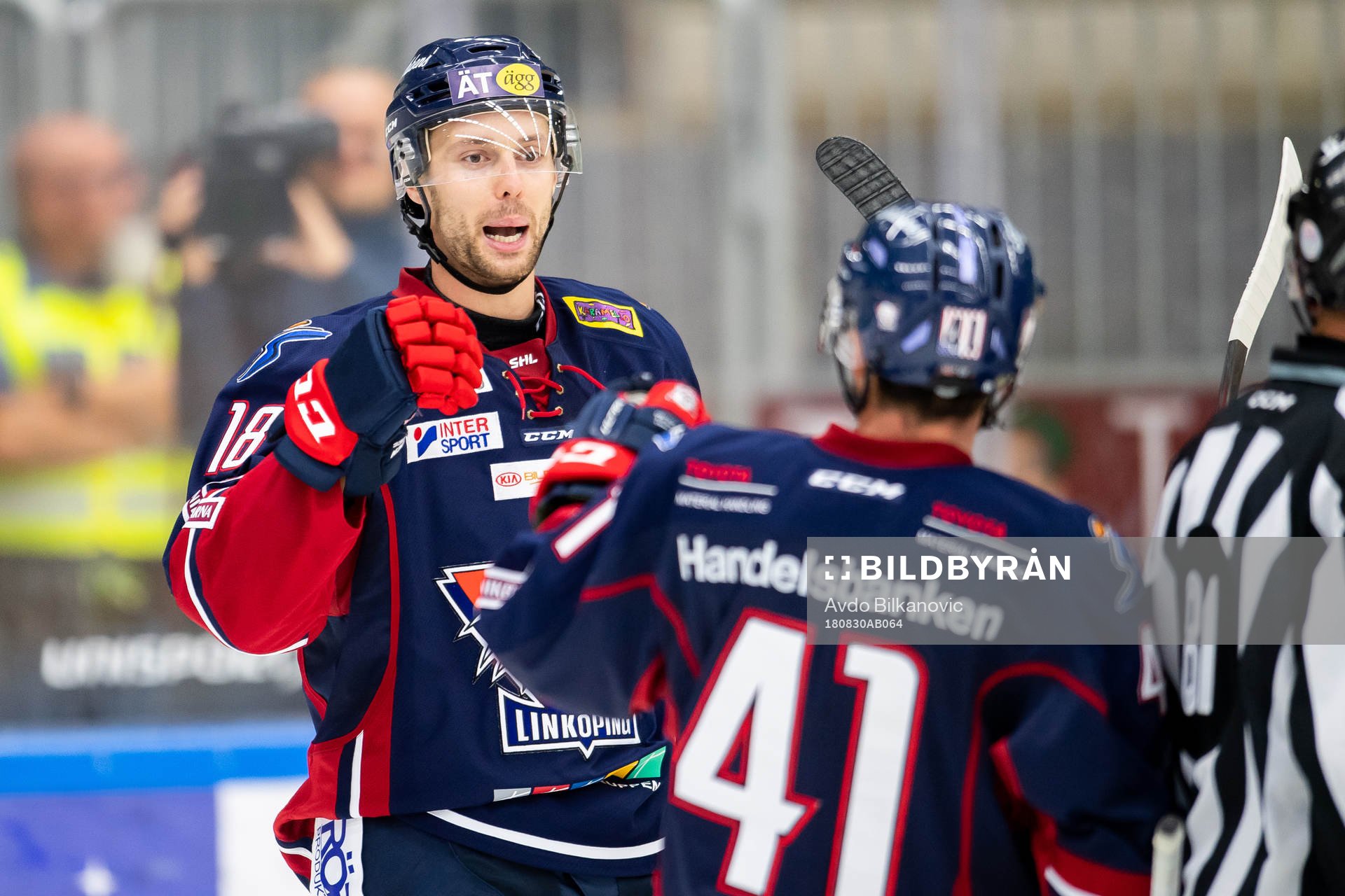 Linköping James Wright jublar