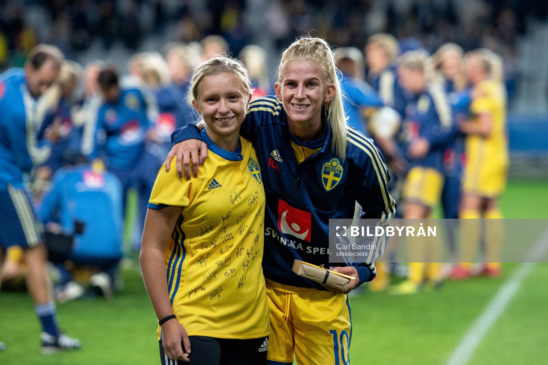 Sveriges Sofia Jakobsson fick pris som matchens lirare