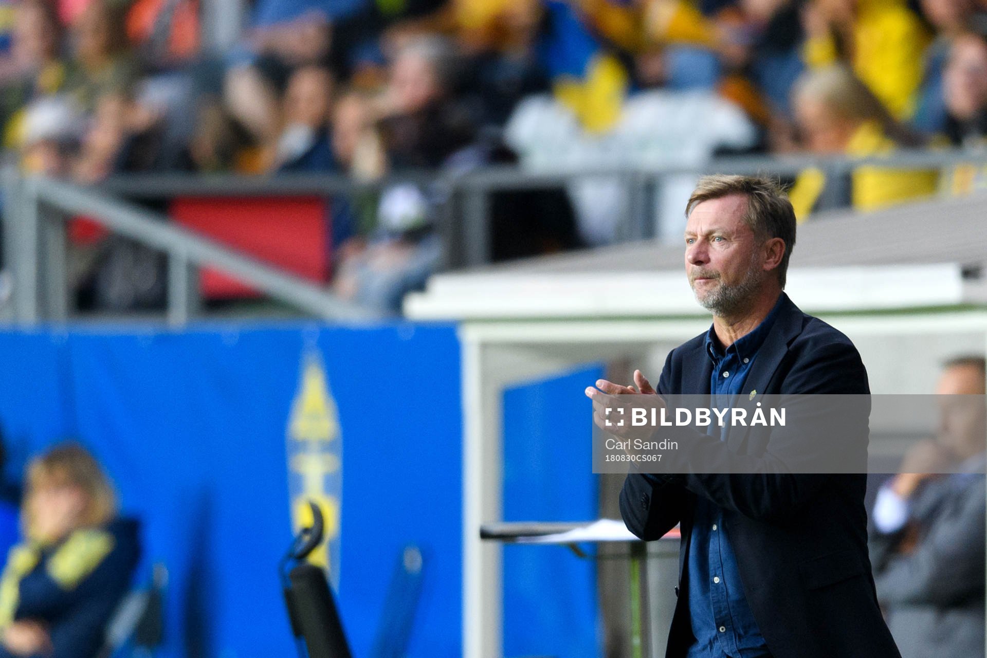 Sveriges förbundskapten Peter Gerhardsson