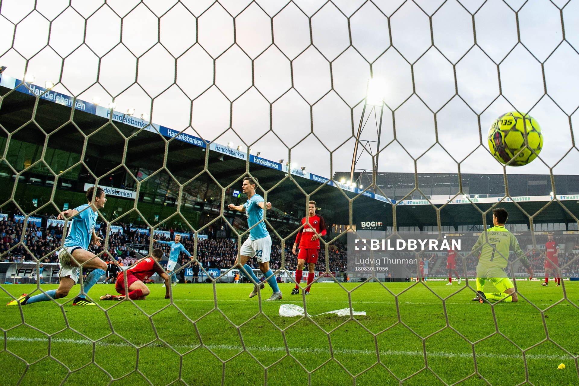 Andreas Vindheim and Marcus Antonsson of Malmö FF