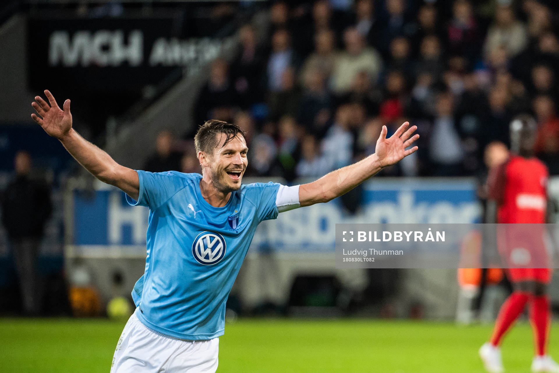 Markus Rosenberg of Malmö FF celebrates