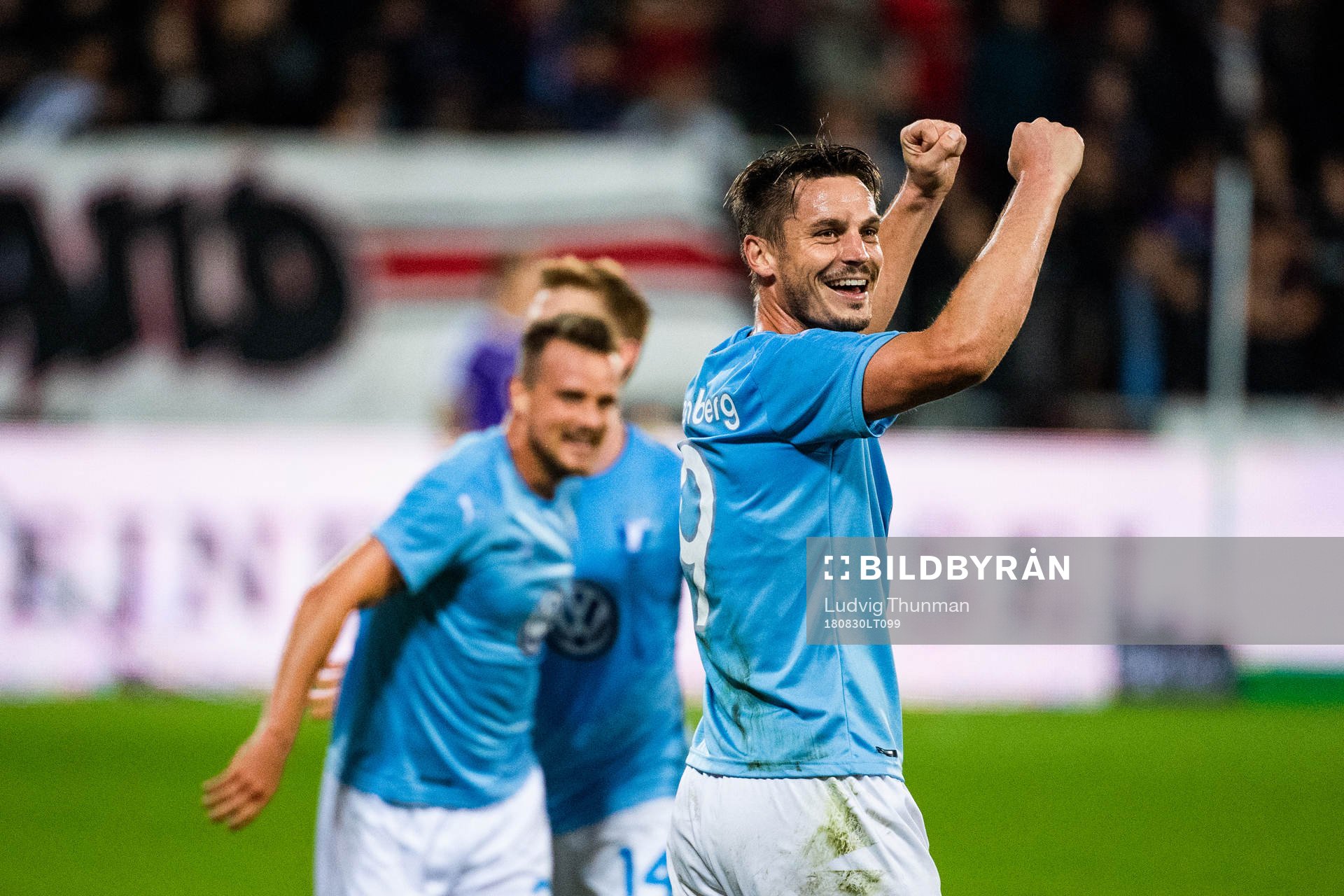 Markus Rosenberg of Malmö FF celebrates