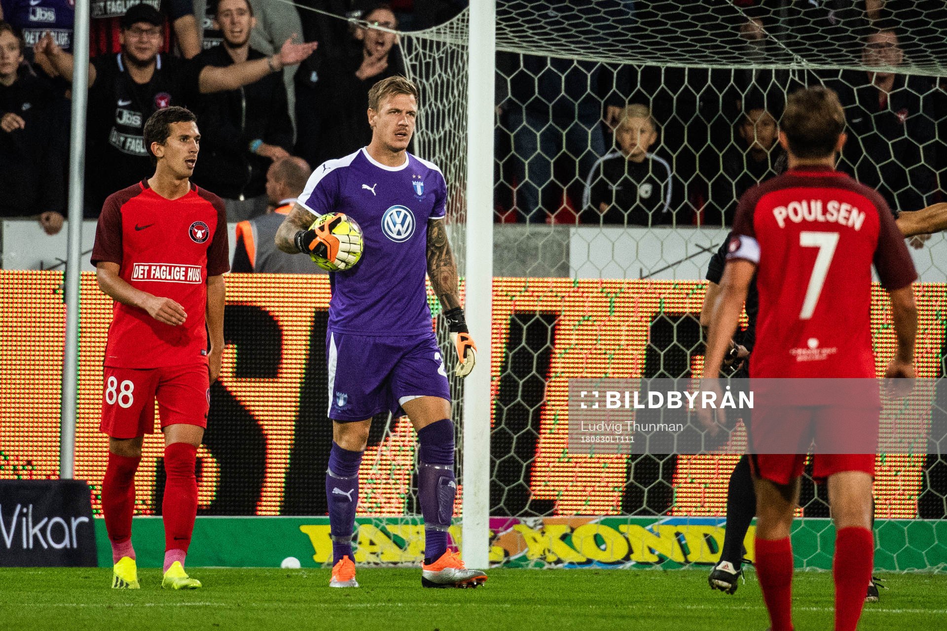 Goalkeeper Johan Dahlin of Malmö FF
