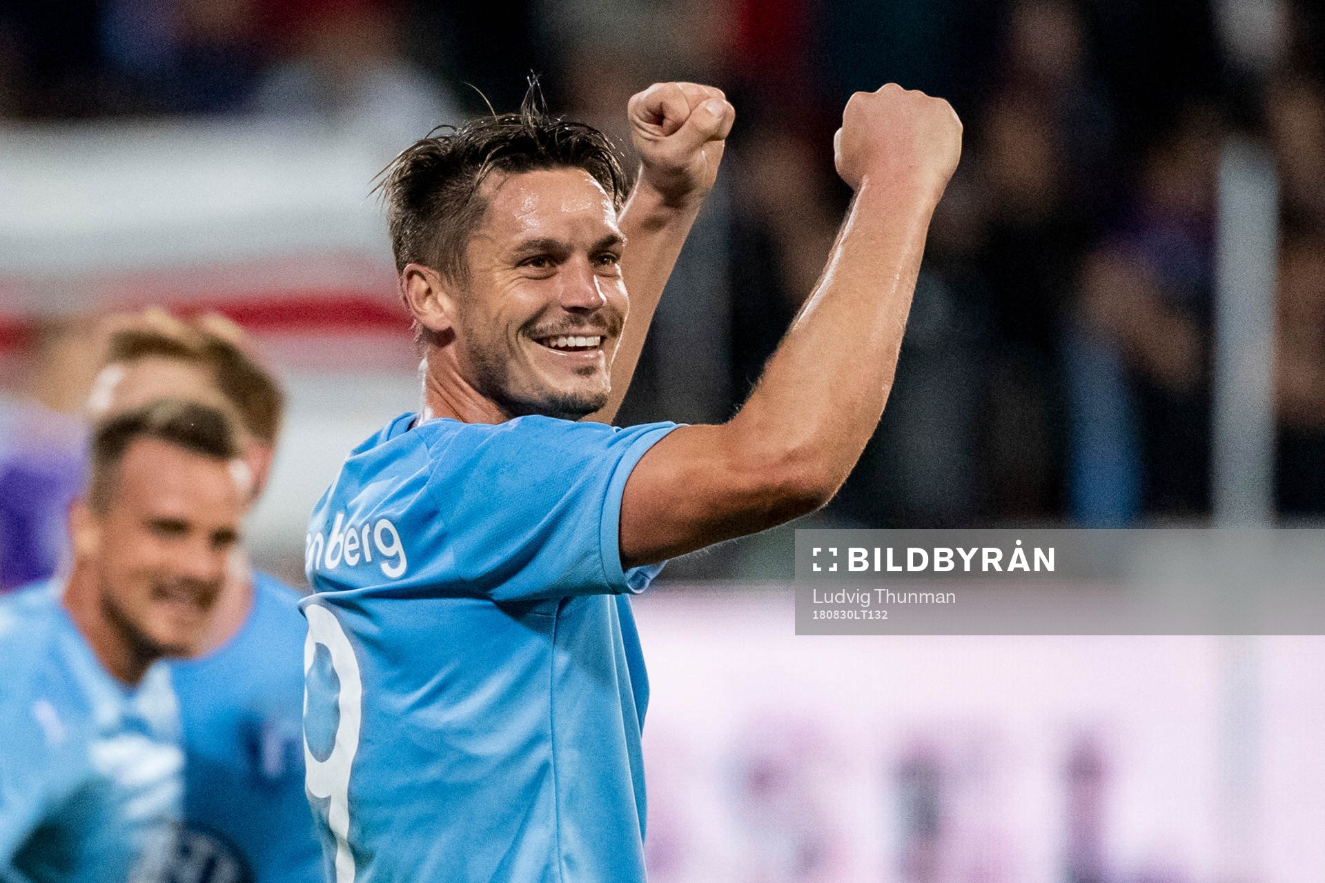 Markus Rosenberg celebrates