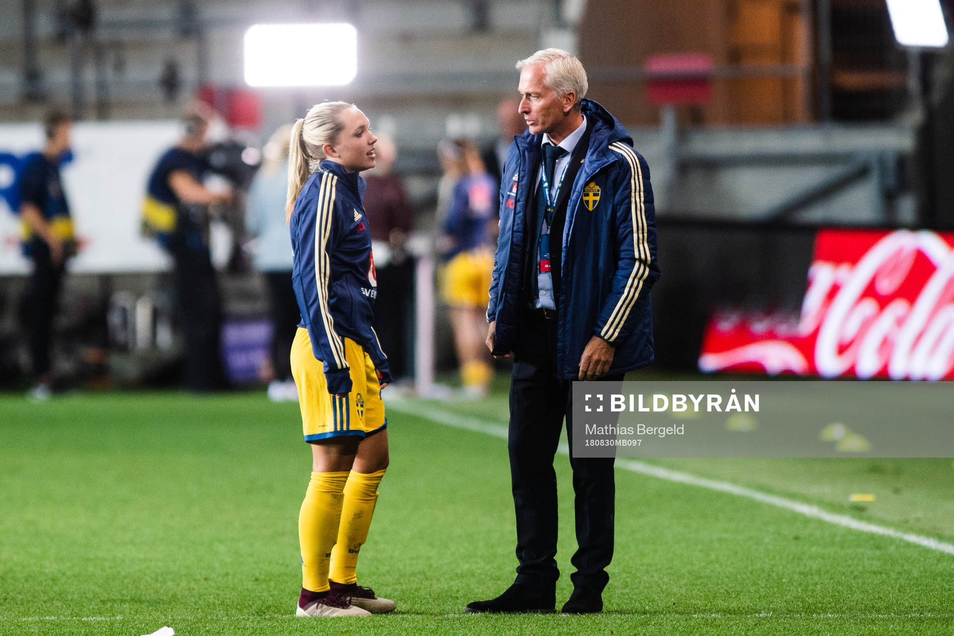 Sveriges Elin Rubensson och Svenska Fotbollsförbundets